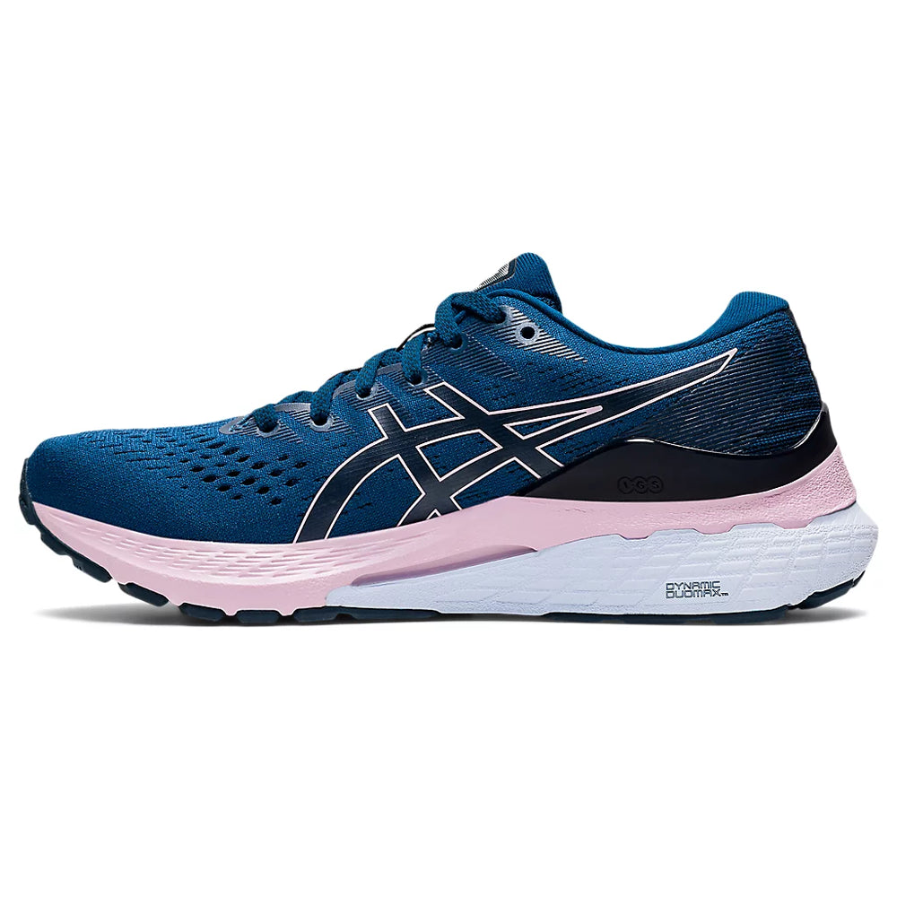 ASICS GEL-KAYANO 28 (W) - (MAKO BLUE/ BARELY ROSE) RUNNING SHOES - InstaSport