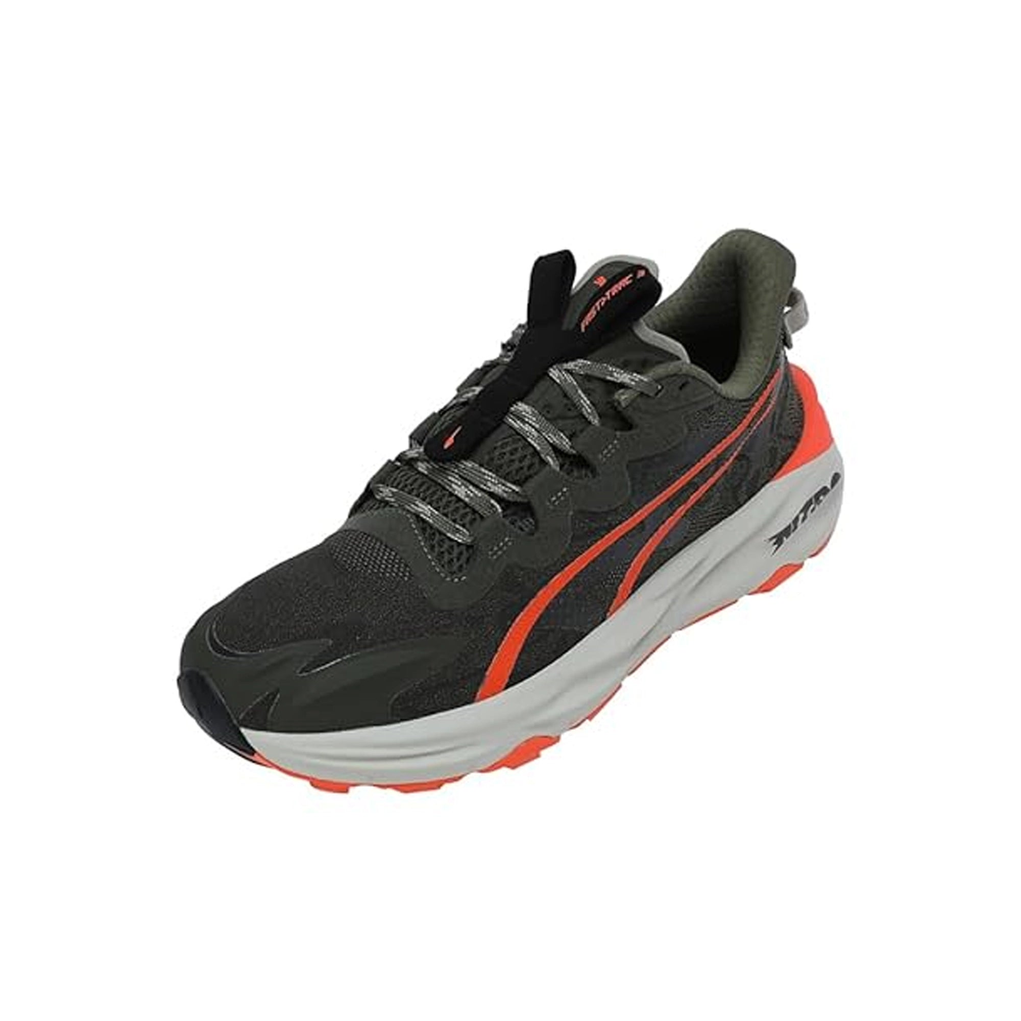 Puma Fast-Trac NITRO™ 3 Men's Trail Running Shoes (Dark Olive-Flame Flicker-Desert Dust) 37978602