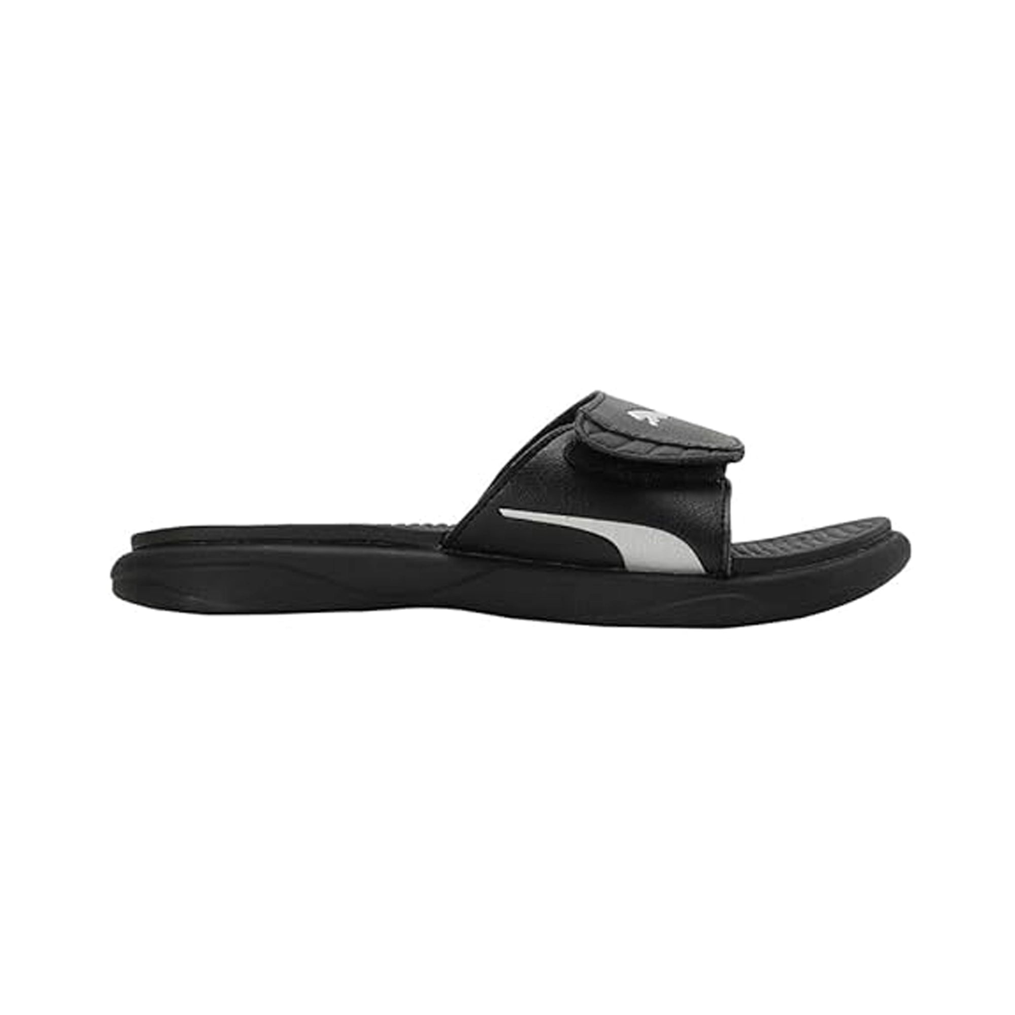 Puma Royalcat Comfort Softride Women's Slides (Black - Silver) 39671101