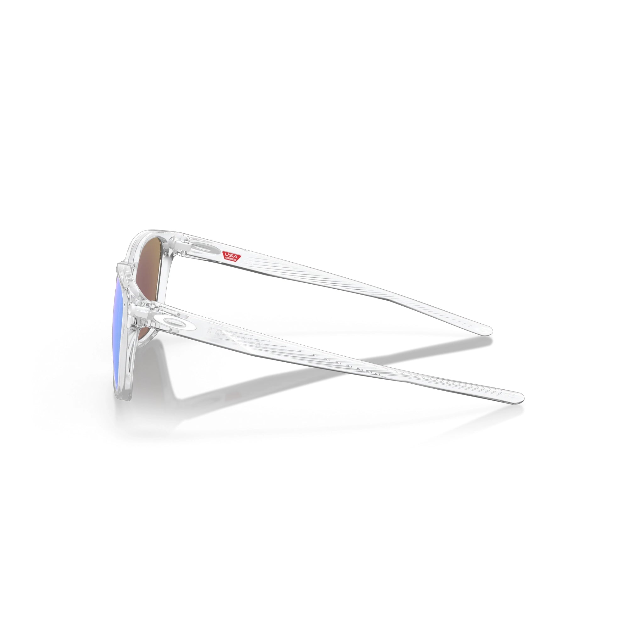 Oakley Ojector Matte Clear Prizm sapphire Sunglass - InstaSport