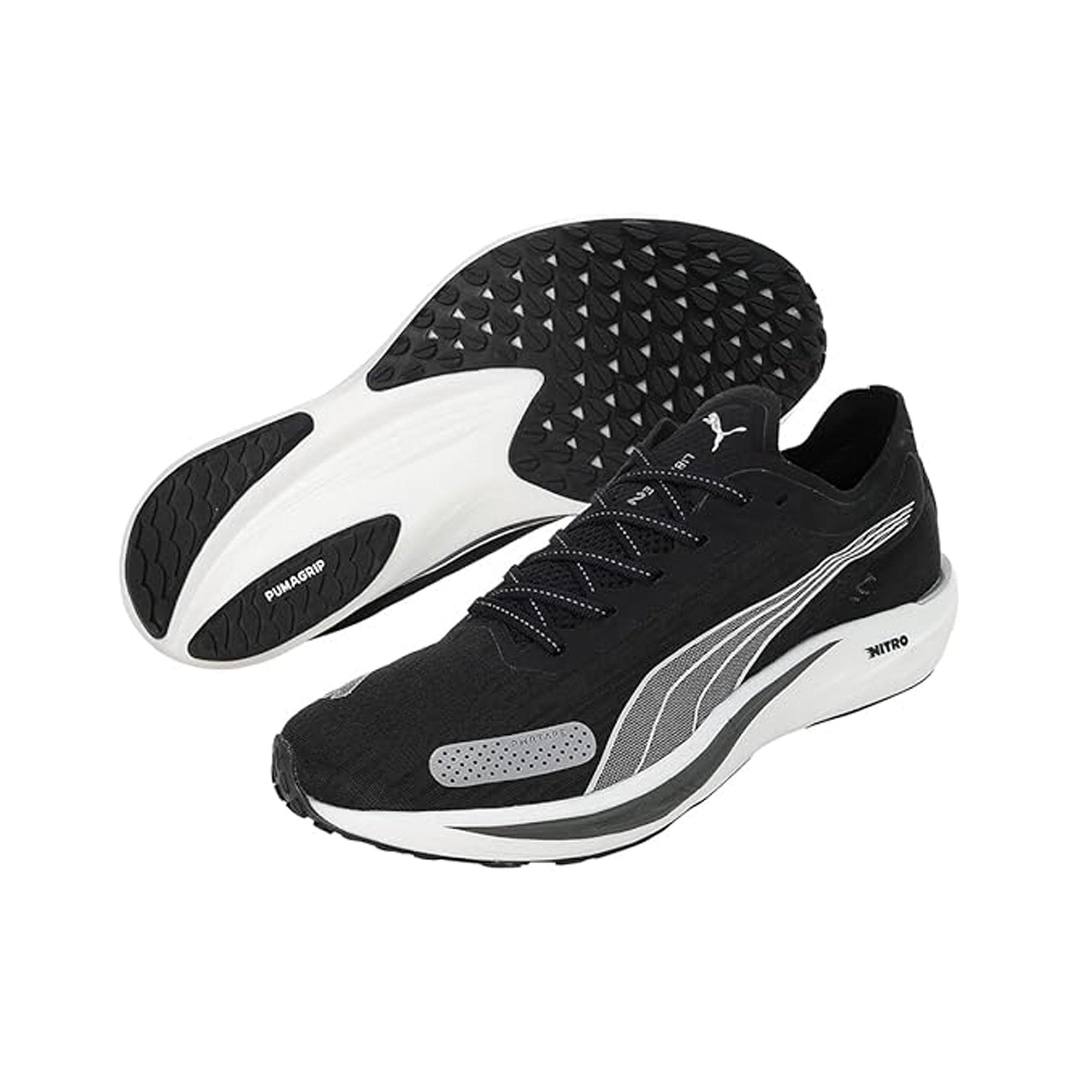 Puma Liberate NITRO™ 2 Men's Running Shoes (Black-Silver) 31048501