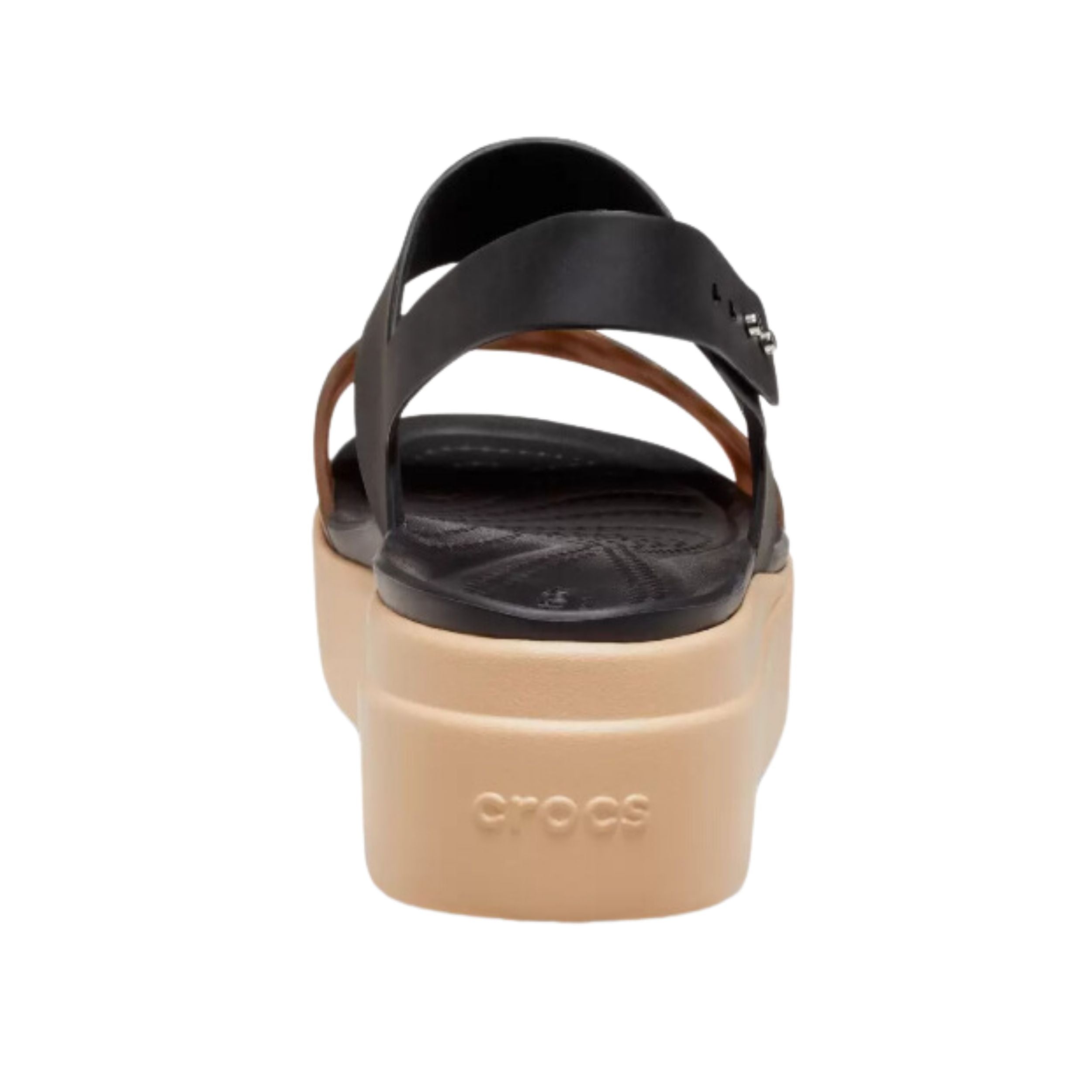 Crocs womens Brooklyn Black/Multi Sandal