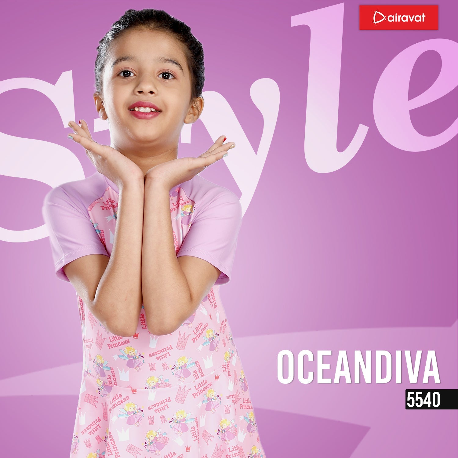 Airavat Ocean Diva 1515 (5540) Girl's Swim Suit