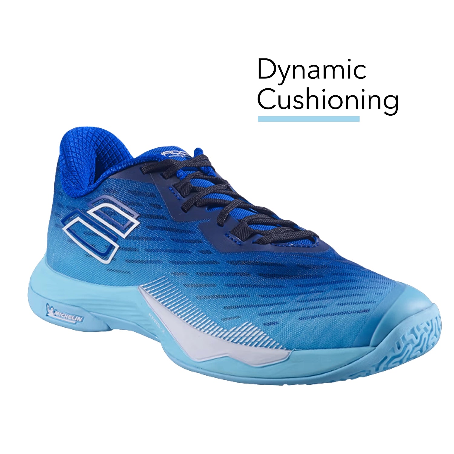 Babolat Shadow Tour 5 Badminton Shoes for Men (Ceramic Blue)