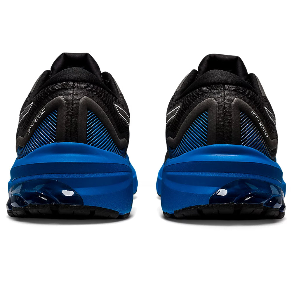 ASICS GT-1000 11 (M) - BLACK/ELECTRIC BLUE RUNNING SHOES - InstaSport