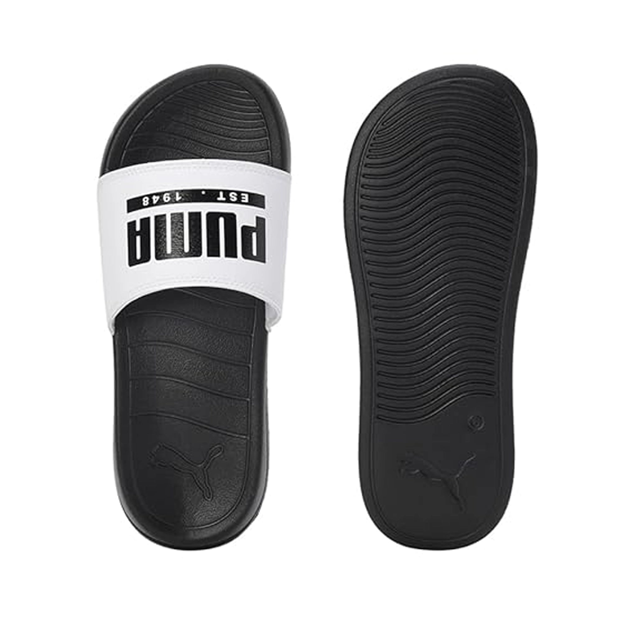 Puma Popcat Pacify Men's Slide (Black-White) 39831903