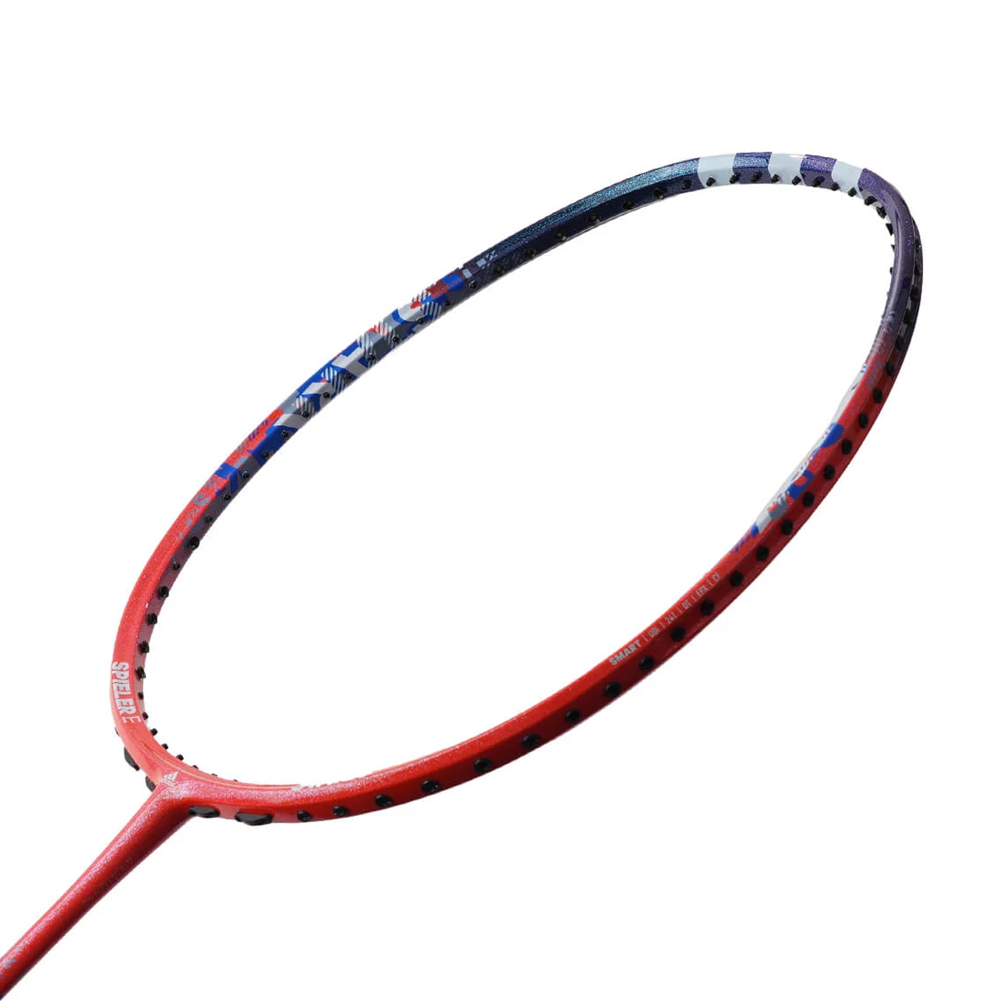 Adidas Spieler E Stark Strung Badminton Racket - Solar Red