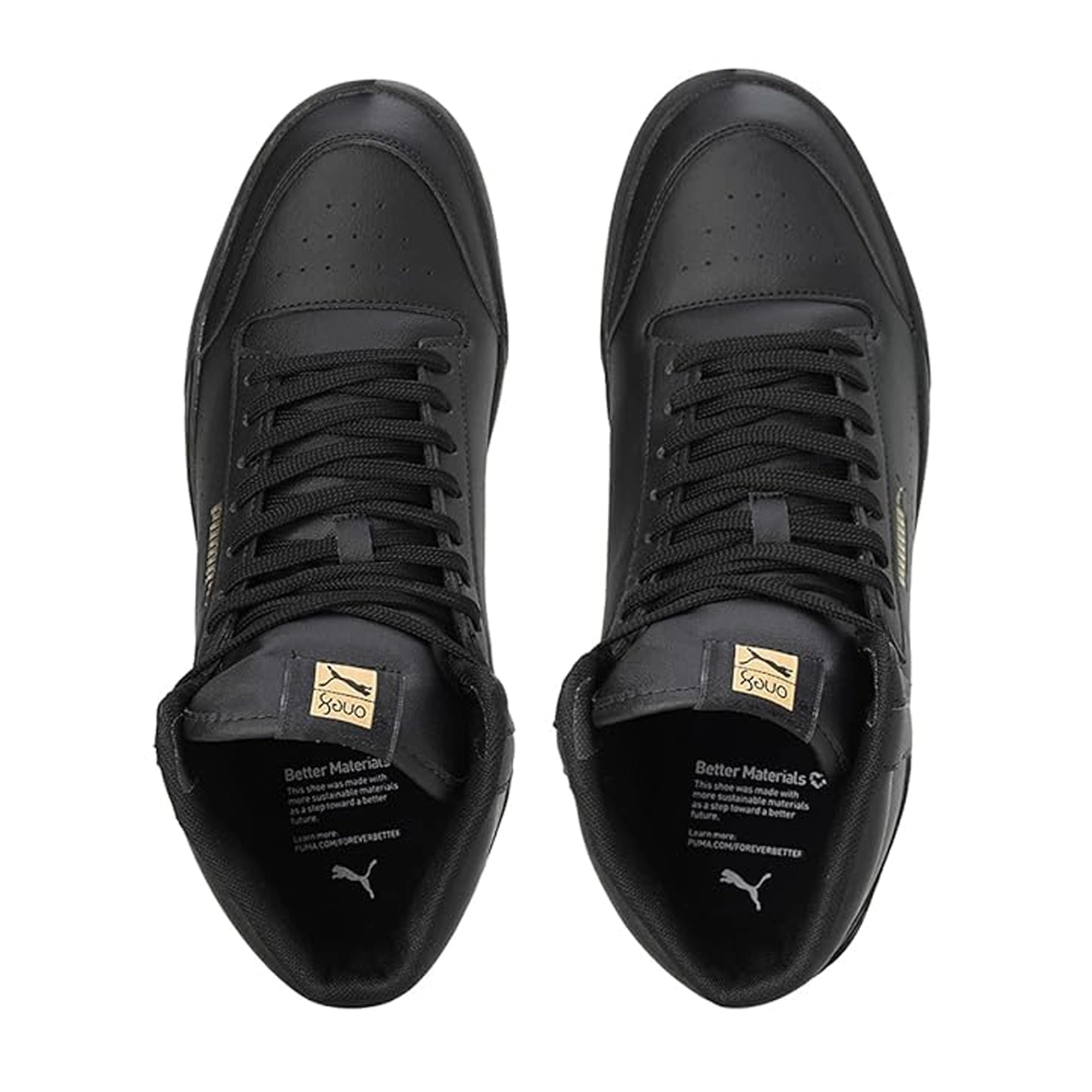 Puma Shuffle Mid one8 Better V2 Men's Sneakers (Black-Team Gold) 39181902