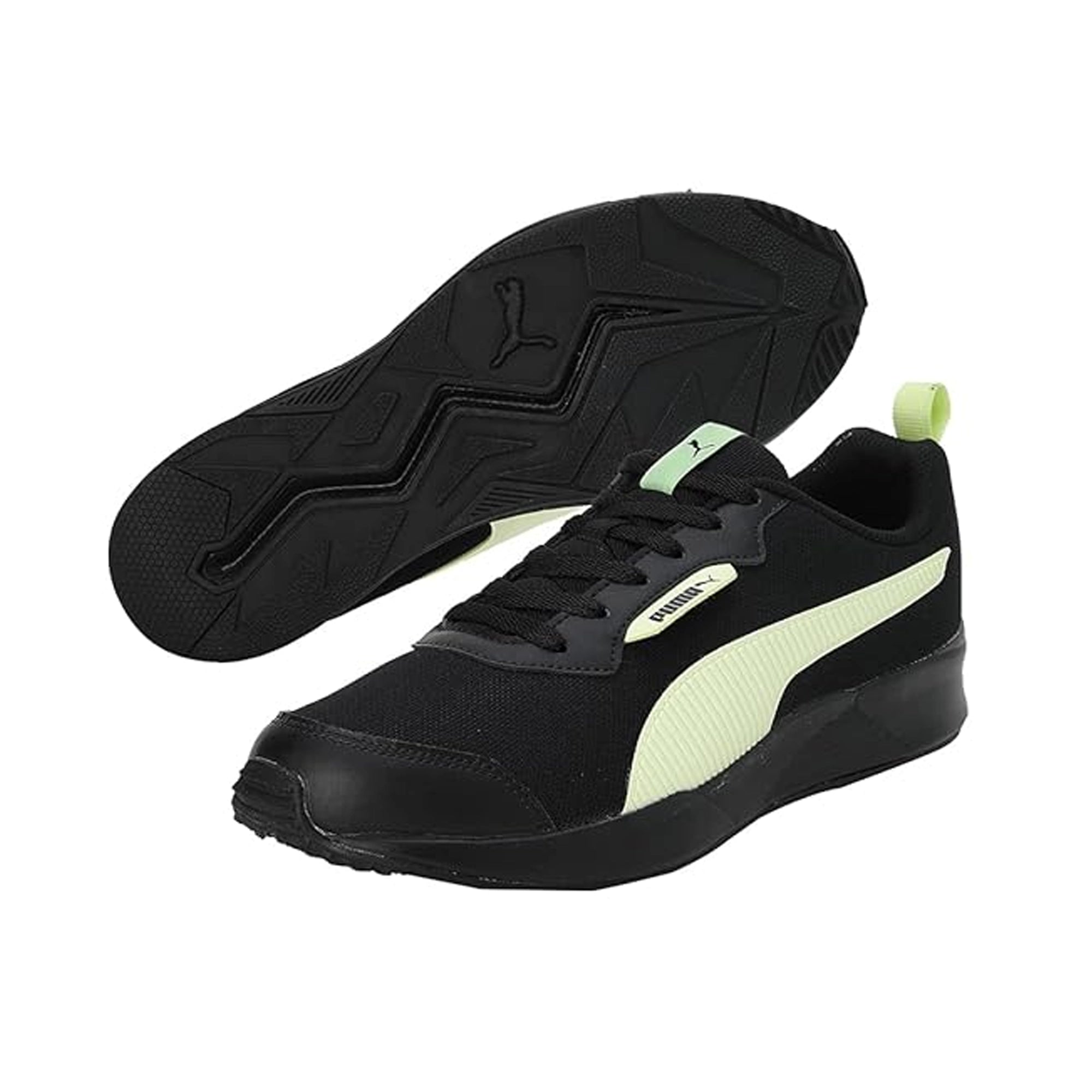Puma Ampi IDP Men's Sneakers (Black-Pistachio) 38135405