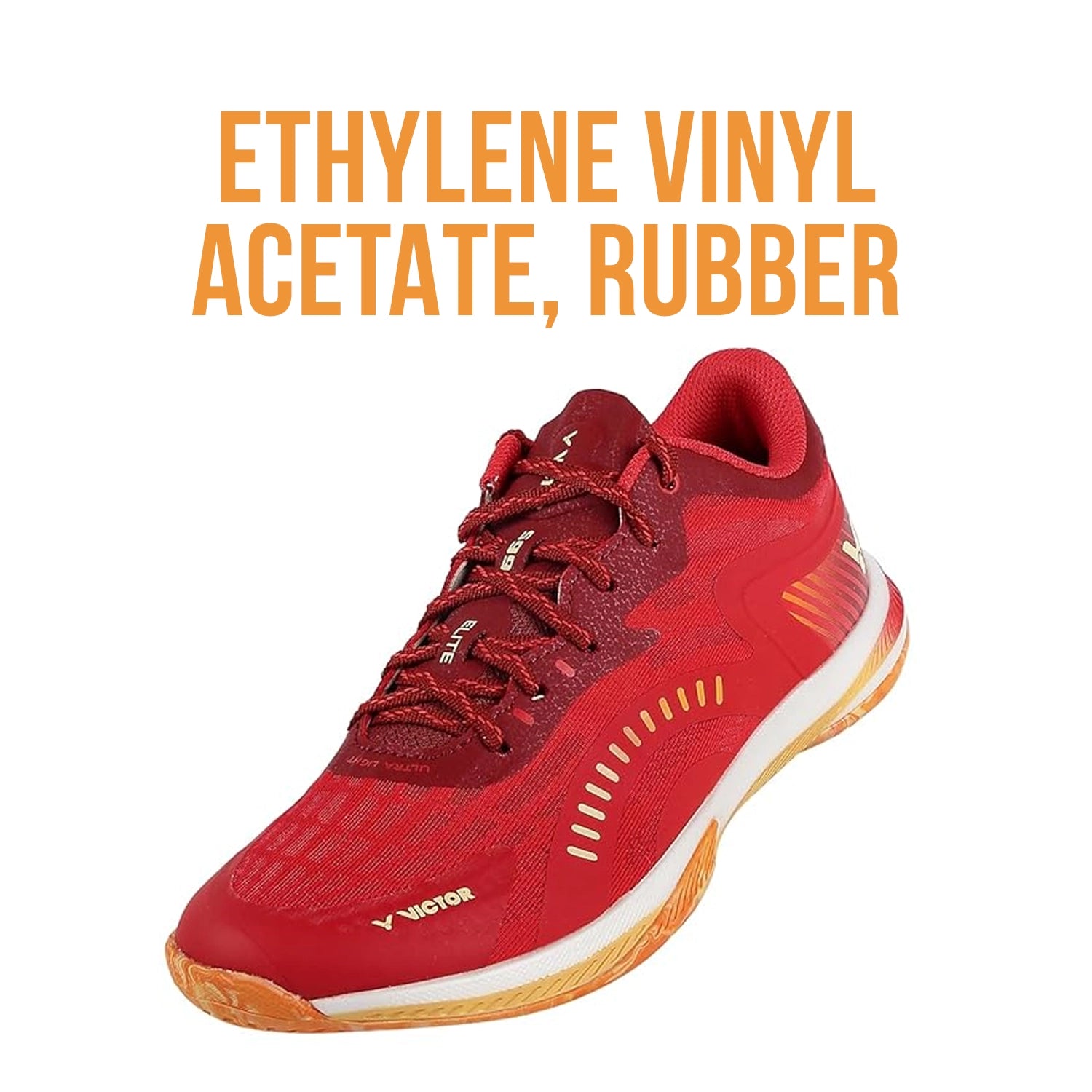 Victor S99 Elite - D Speed Professional V shape Badminton Shoes - Red