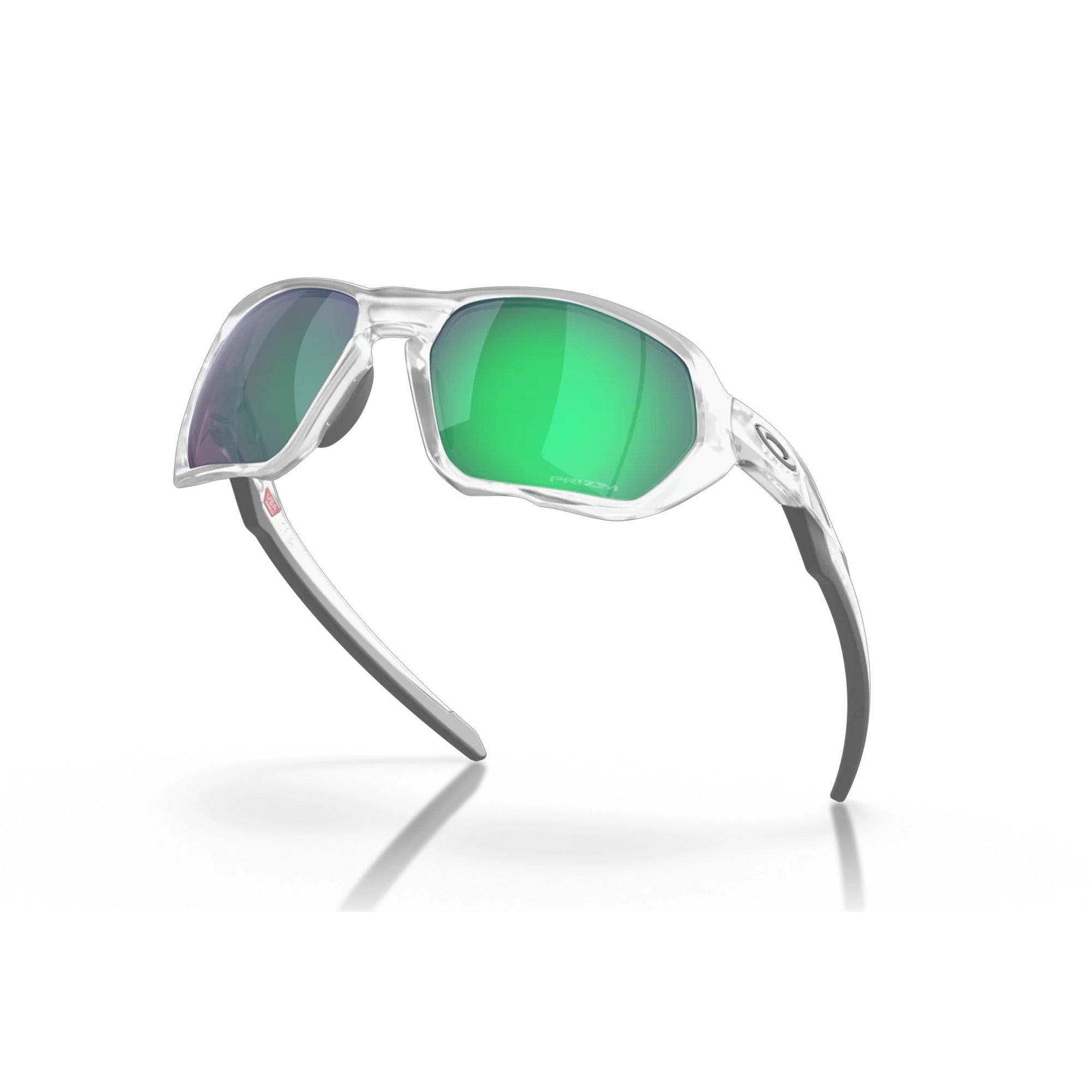 Oakley Plazma Matte Clear Prizm Road Jade Sunglass - InstaSport