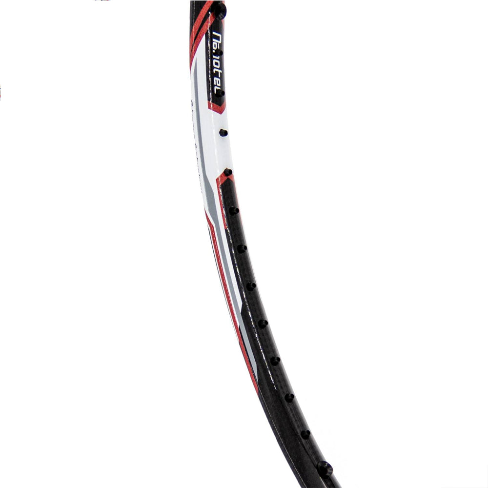 Maxbolt Woven Tech 90 Badminton Racket (Red/ White) - InstaSport