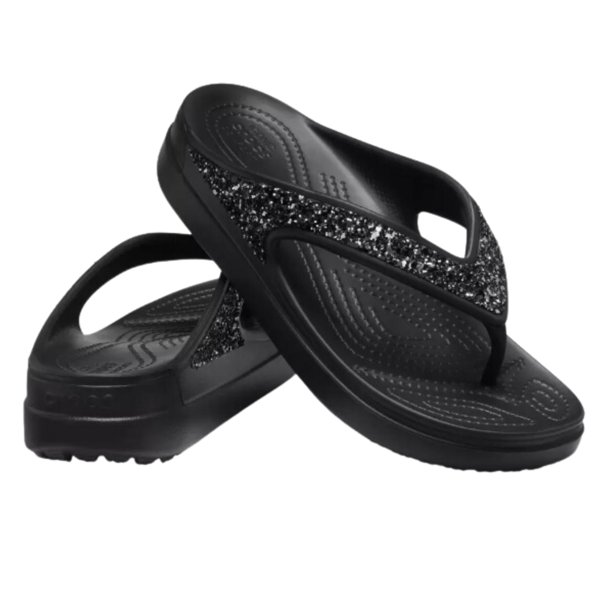Crocs Women's Sloane Glitter Wedge Clog