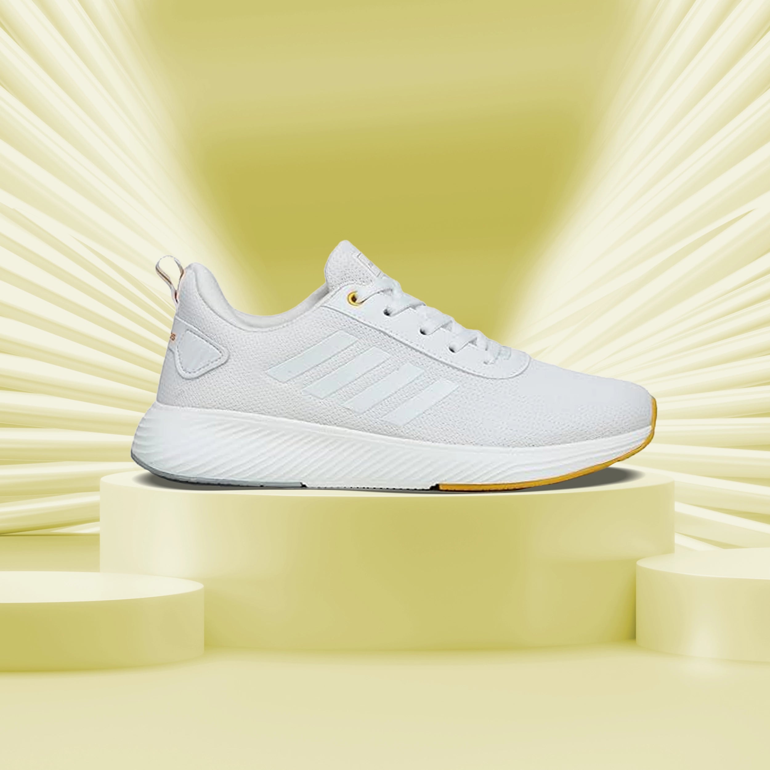 Buy now ABROS Prime-N Men's Sports Shoes White/Mustard – InstaSport