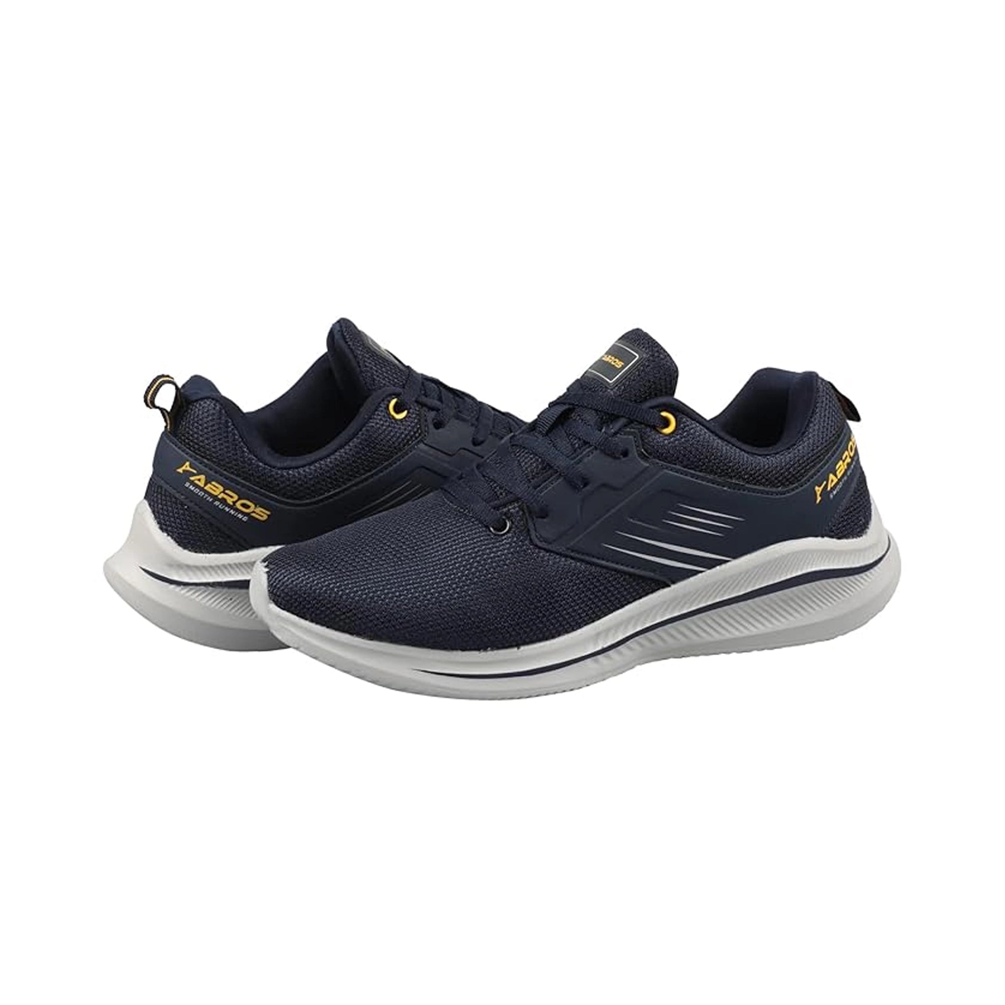 ABROS Runway Men's Running Shoes - Navy/Mustard