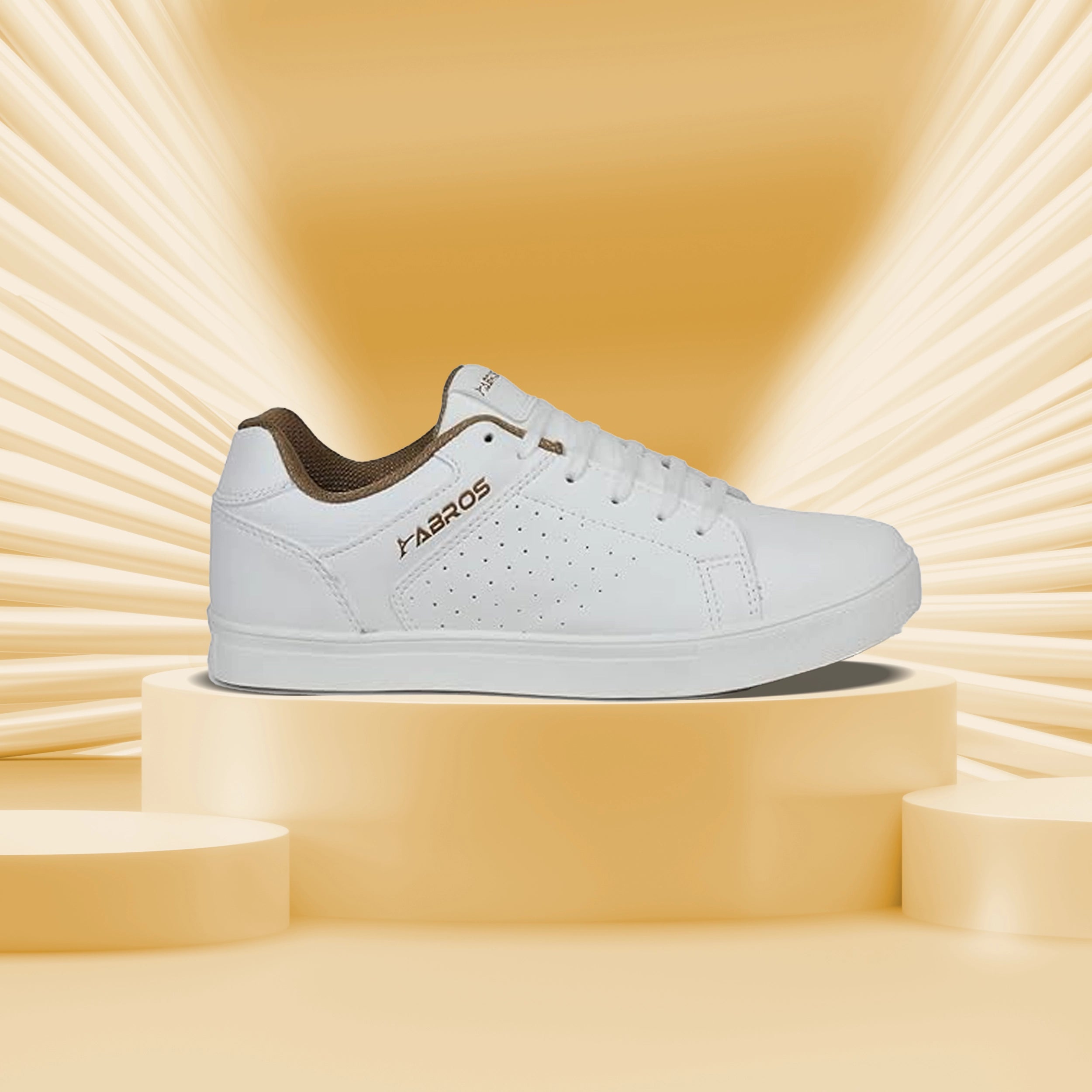 ABROS Stag Men's Sneaker - White/Beige