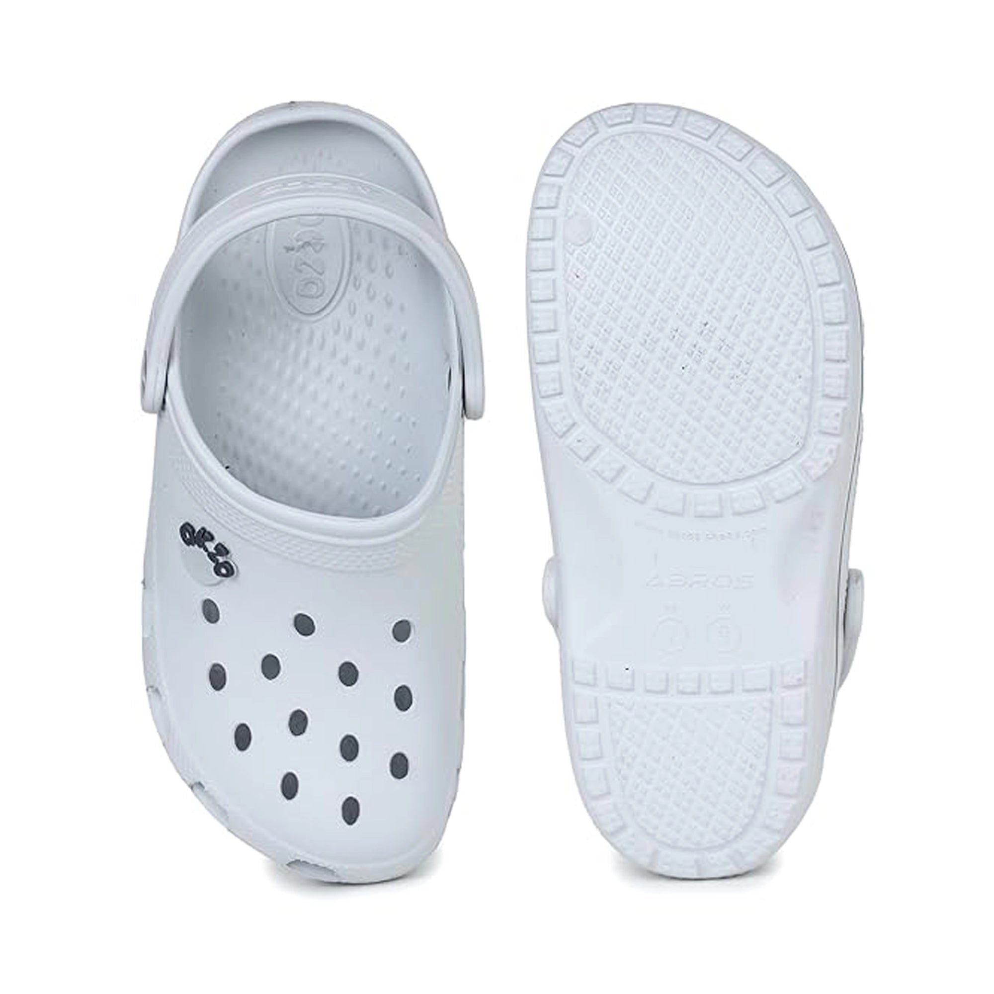 ABROS Men's Comfy 01 AZCG1504 Clogs - Light Gray/Dark Gray - DOD