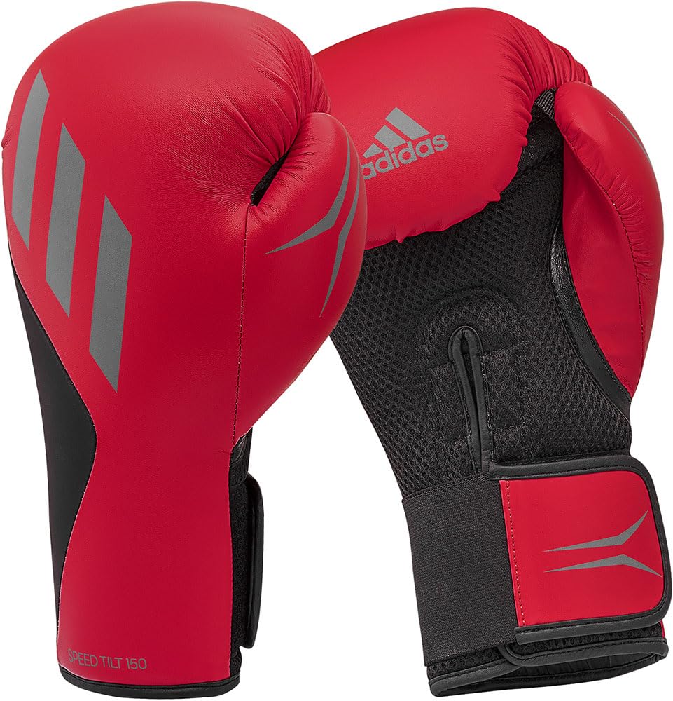 Adidas_Speed_TILT_150_Training_Gloves_Red_Mat_Black_Full_Both_InstaSport