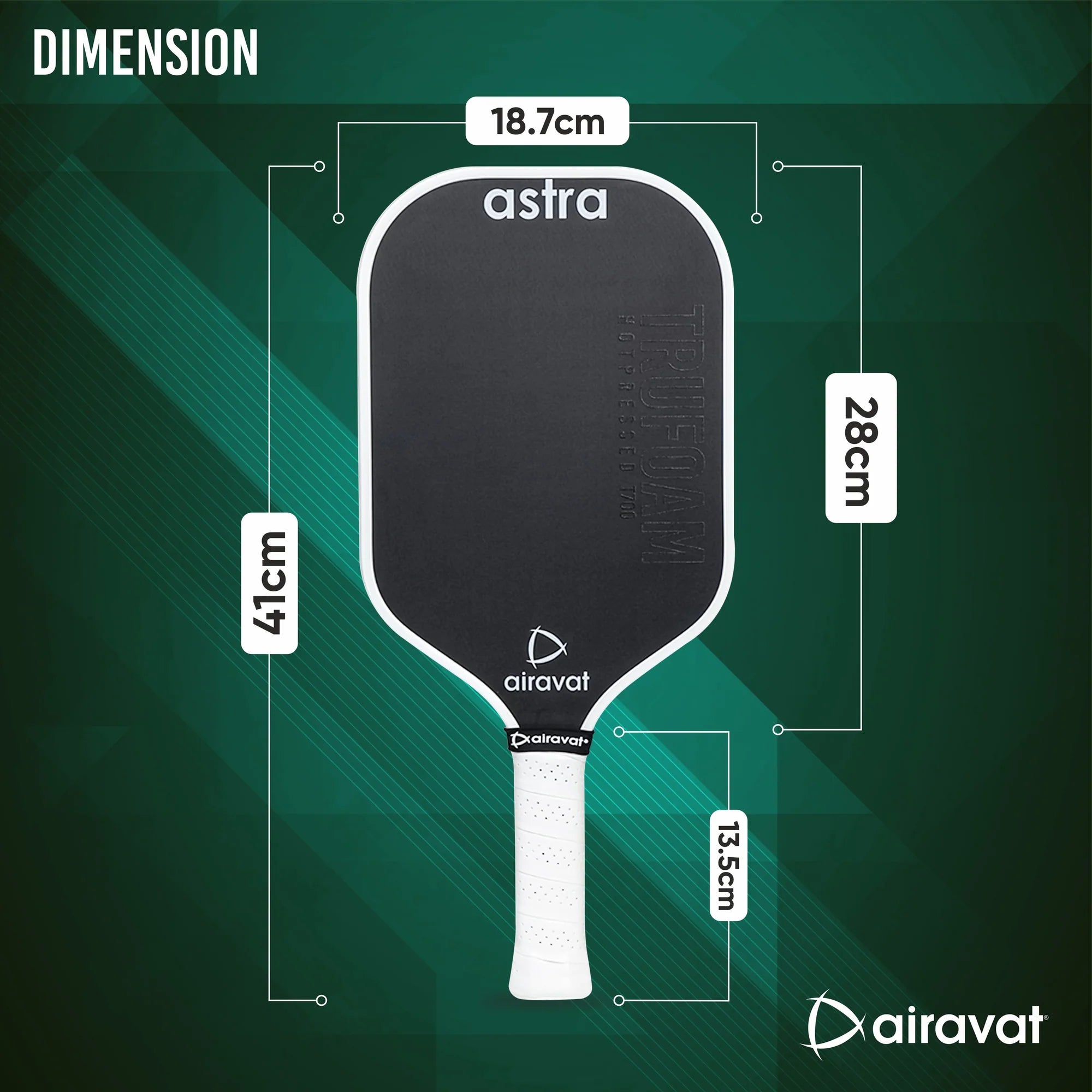 Airavat_Astra_Pickleball_Paddle_Dimensions_InstaSport