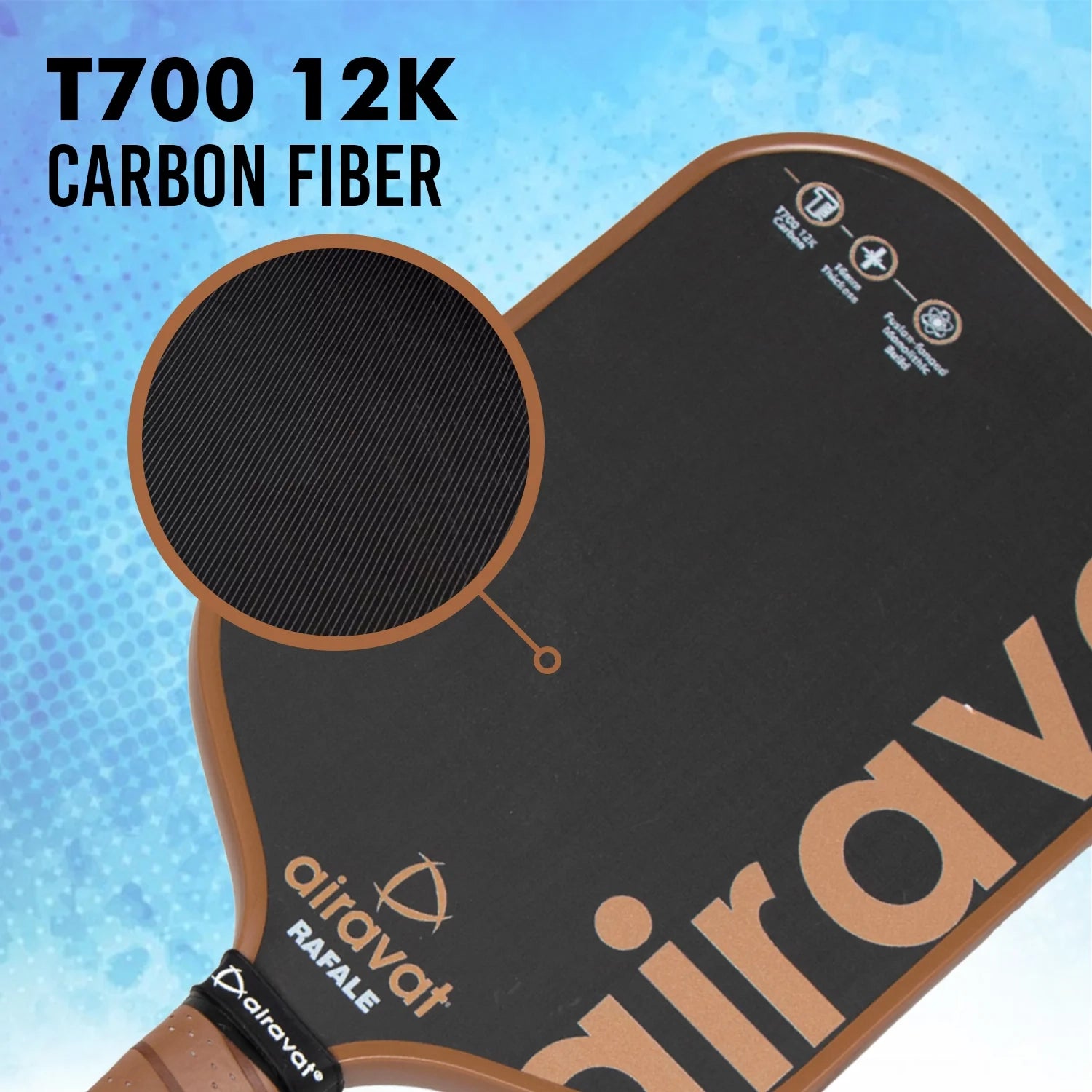Airavat__Rafale_Pickleball_Paddle_7409_Brown_Carbon_Instasport