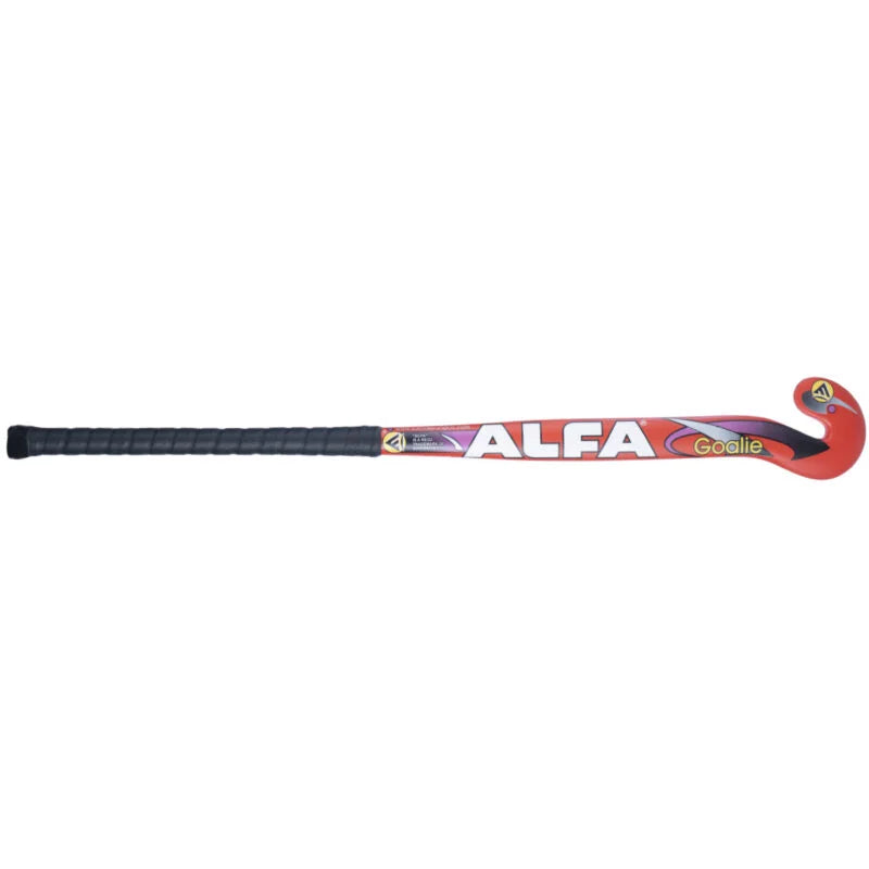 Alfa_Goalie_Stick_Black_Red_Flat_InstaSport