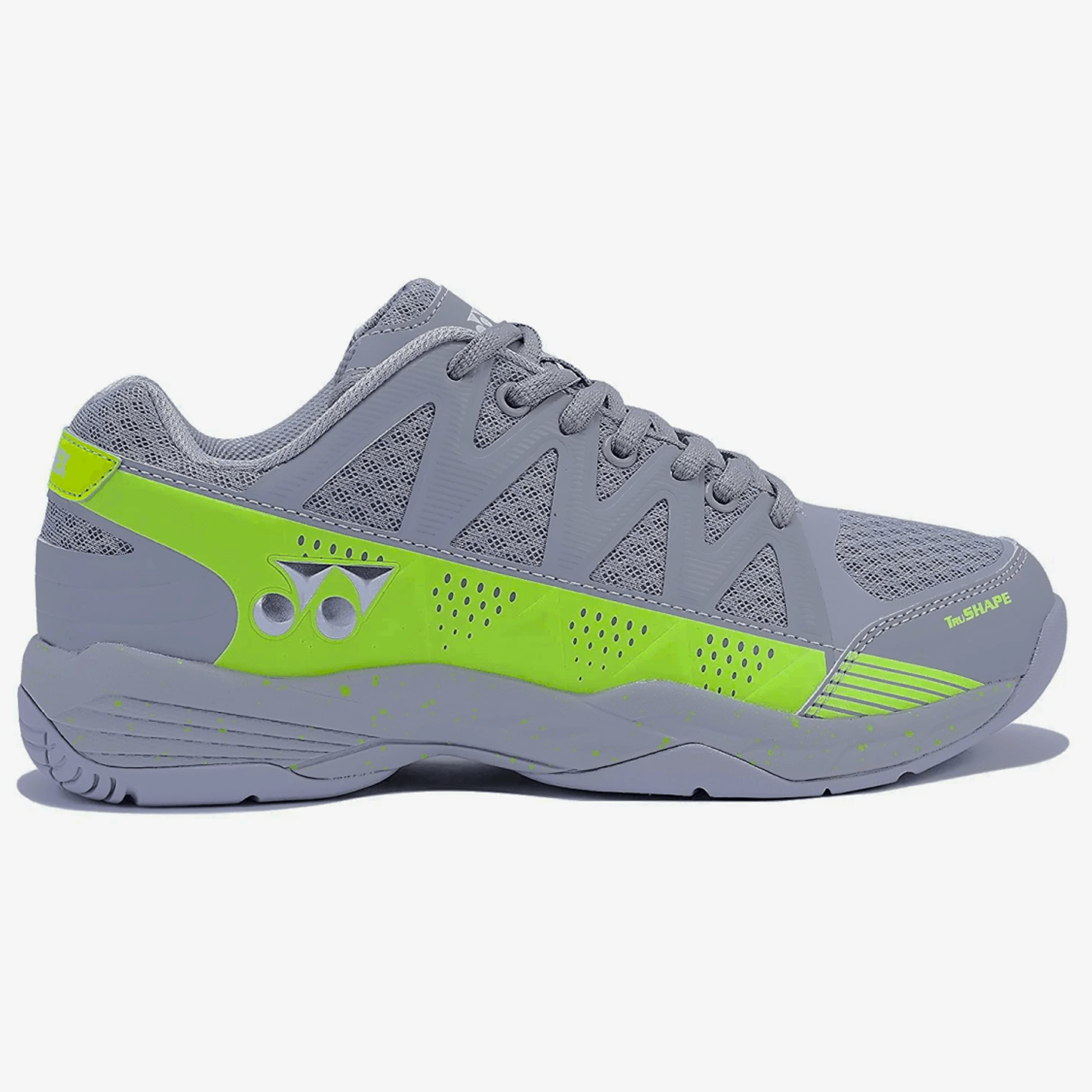 YONEX Skill Badminton Shoes (Space Grey/ Neon Volt) - InstaSport