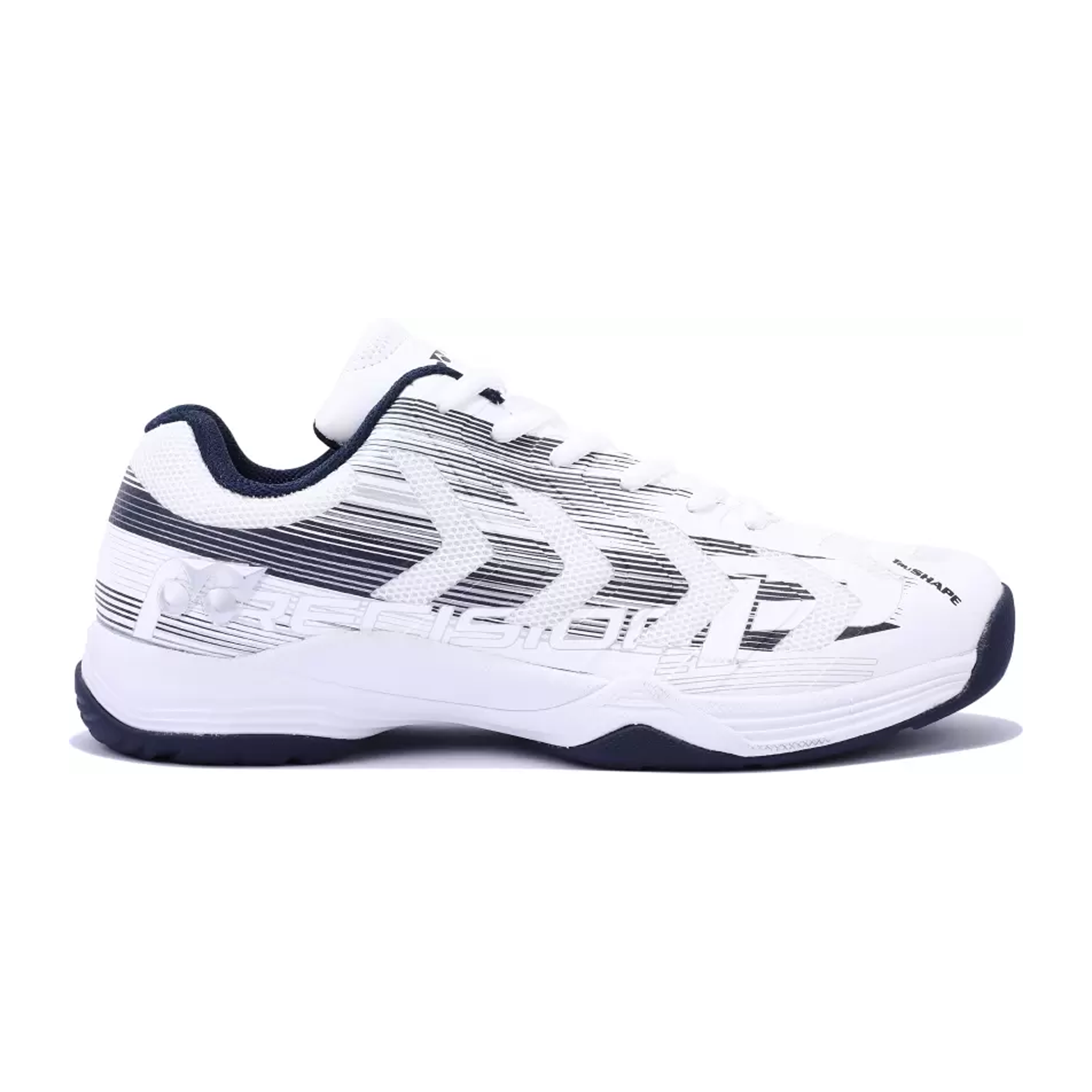 YONEX Precision 2 Badminton Shoes (White/ Navy) - InstaSport