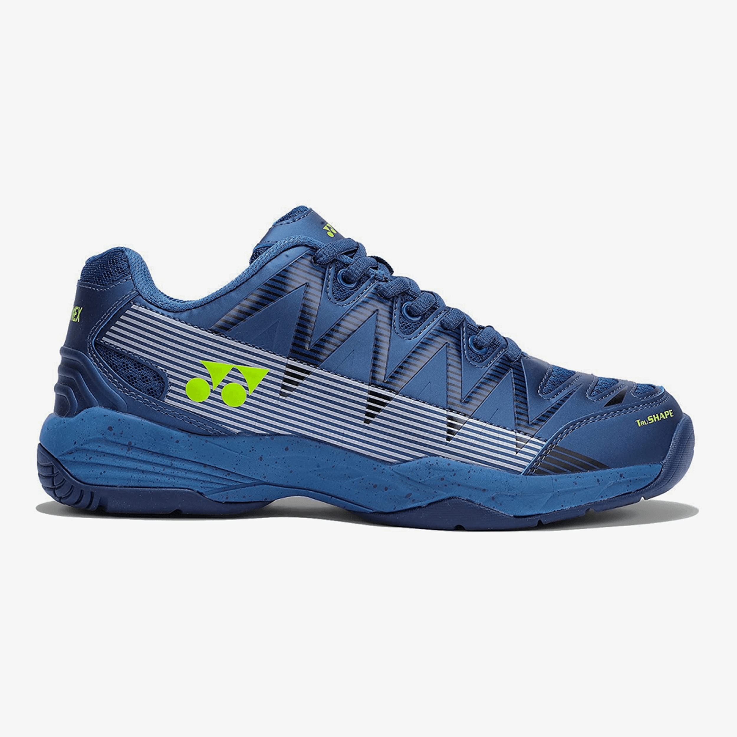 YONEX Dominant Badminton Shoes (Blue/ Silver/ Volt) - InstaSport