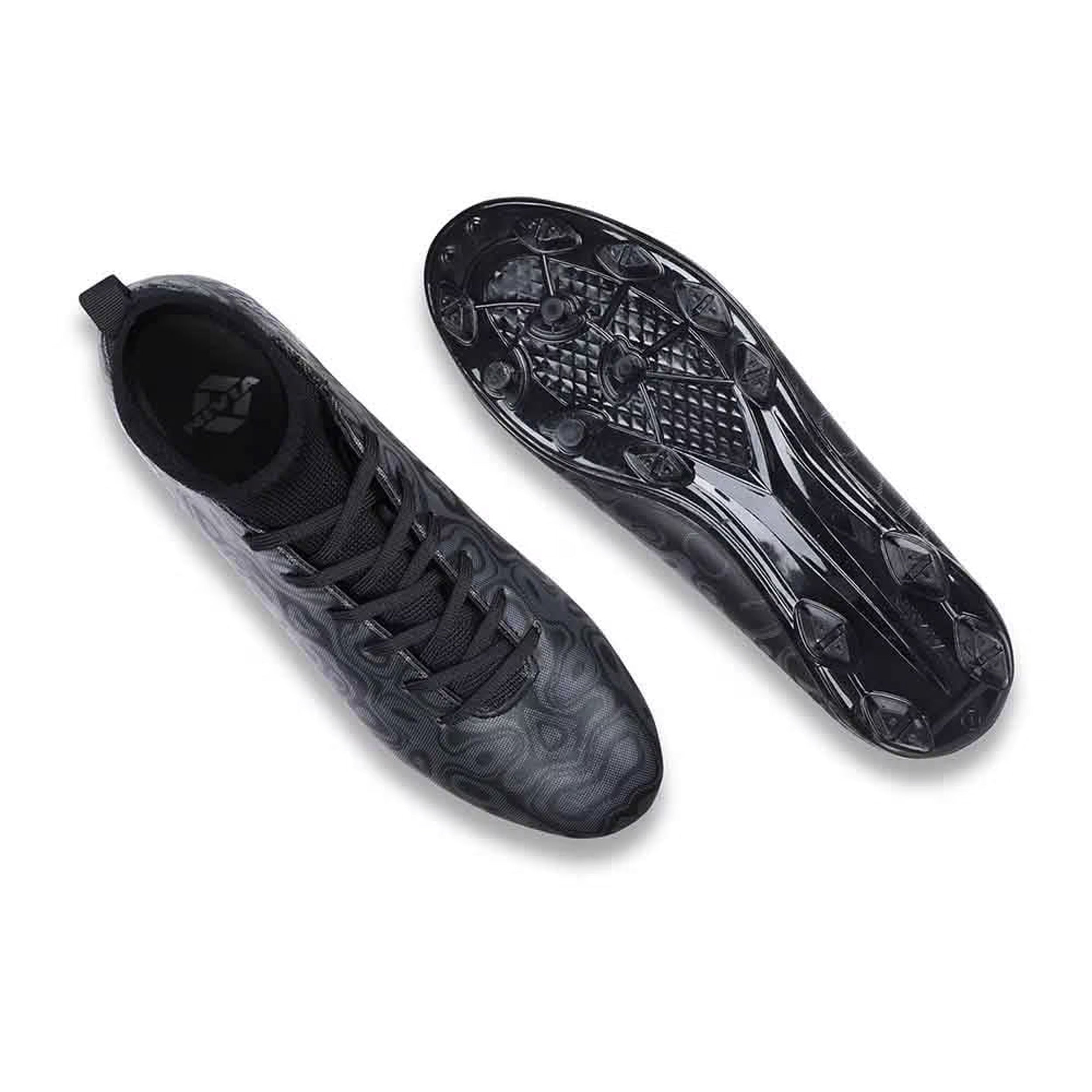 Nivia Carbonite 5.0 Pro Football Stud - Black - InstaSport