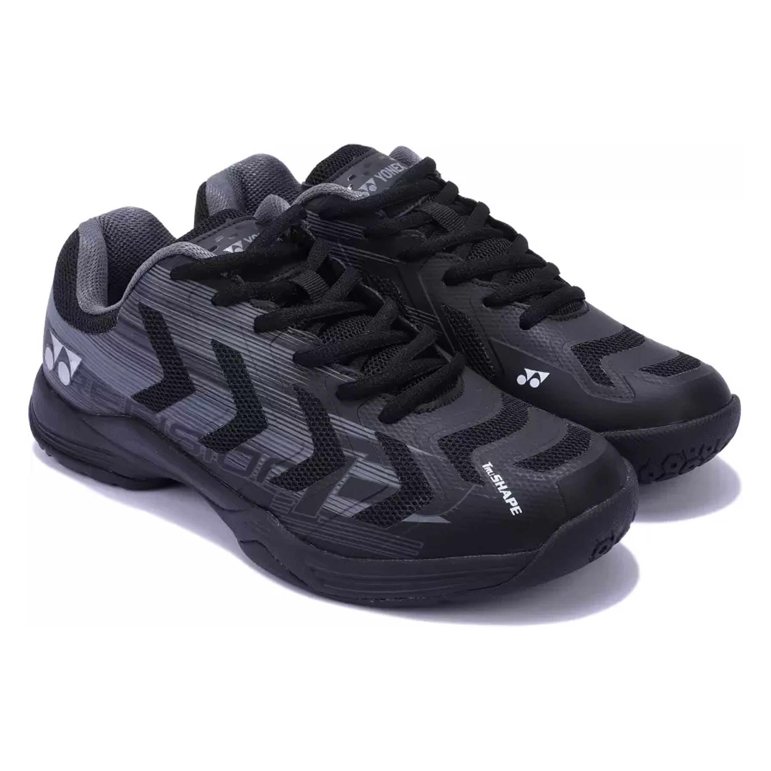 YONEX Precision 2 Badminton Shoes (Black/Grey) - InstaSport
