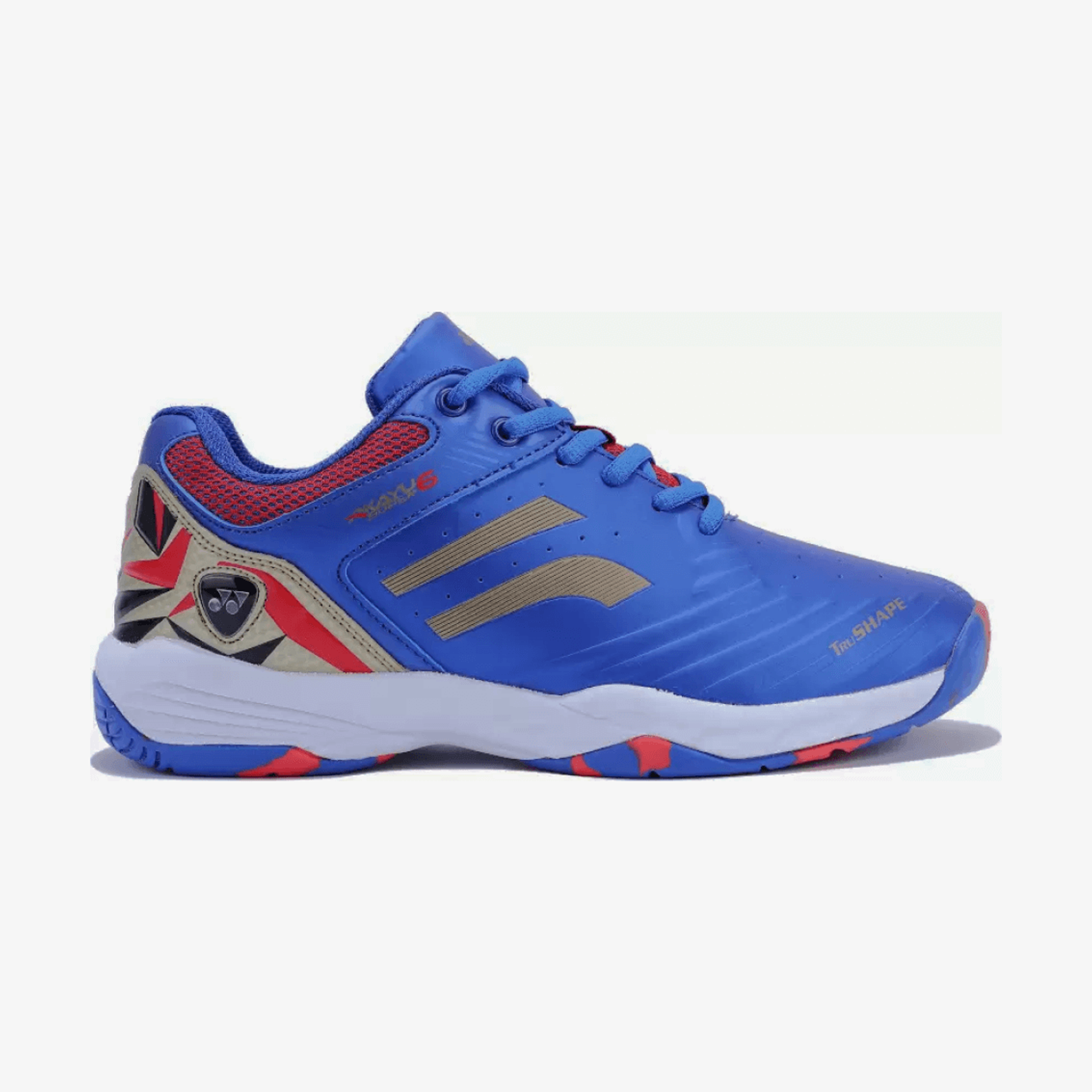YONEX Akayu Super 6 Badminton Shoes for Men (Classic Blue Midnight Navy Gold) - InstaSport