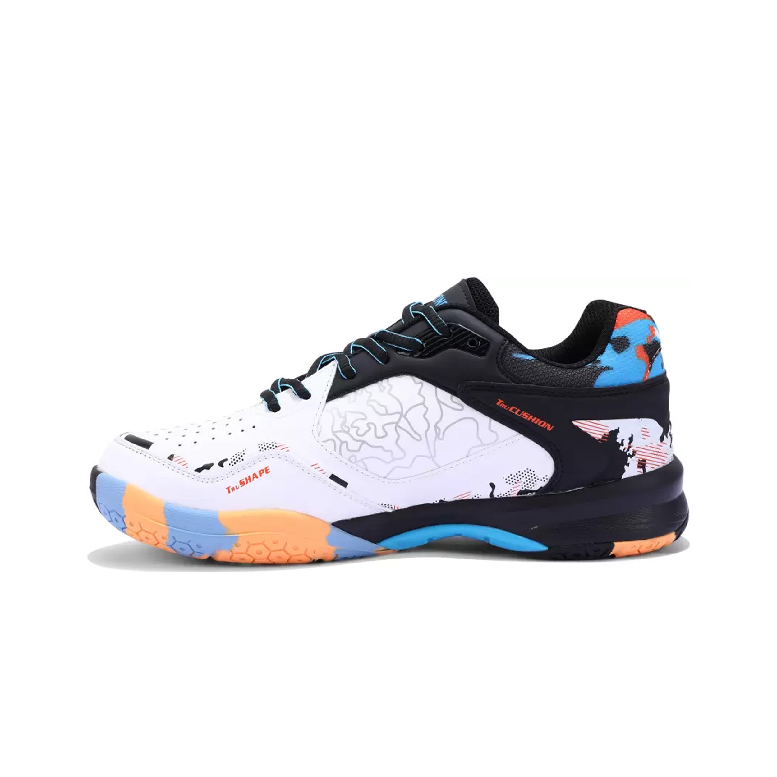 Yonex Arma Force Badminton Shoes for Men (White/Black/Mali Blue) - InstaSport