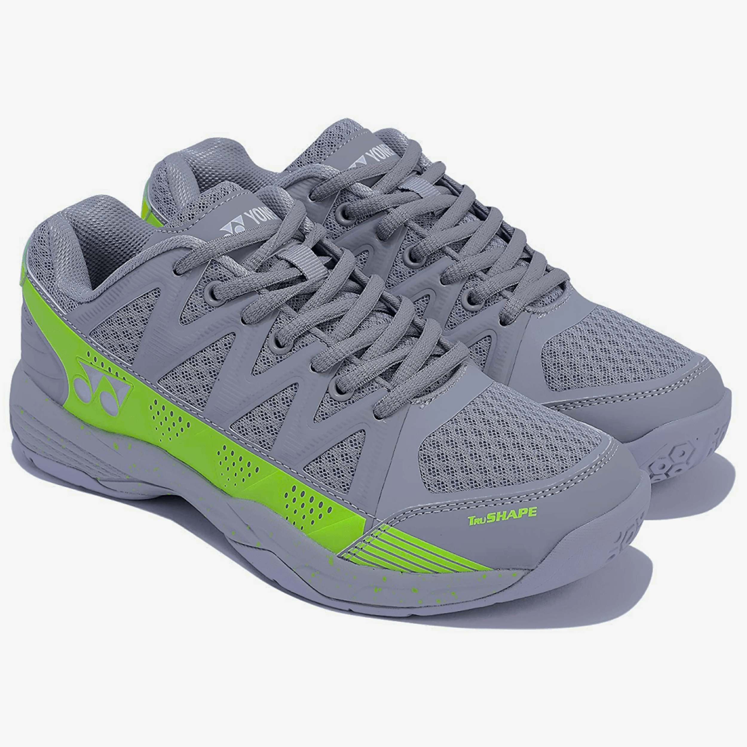 YONEX Skill Badminton Shoes (Space Grey/ Neon Volt) - InstaSport
