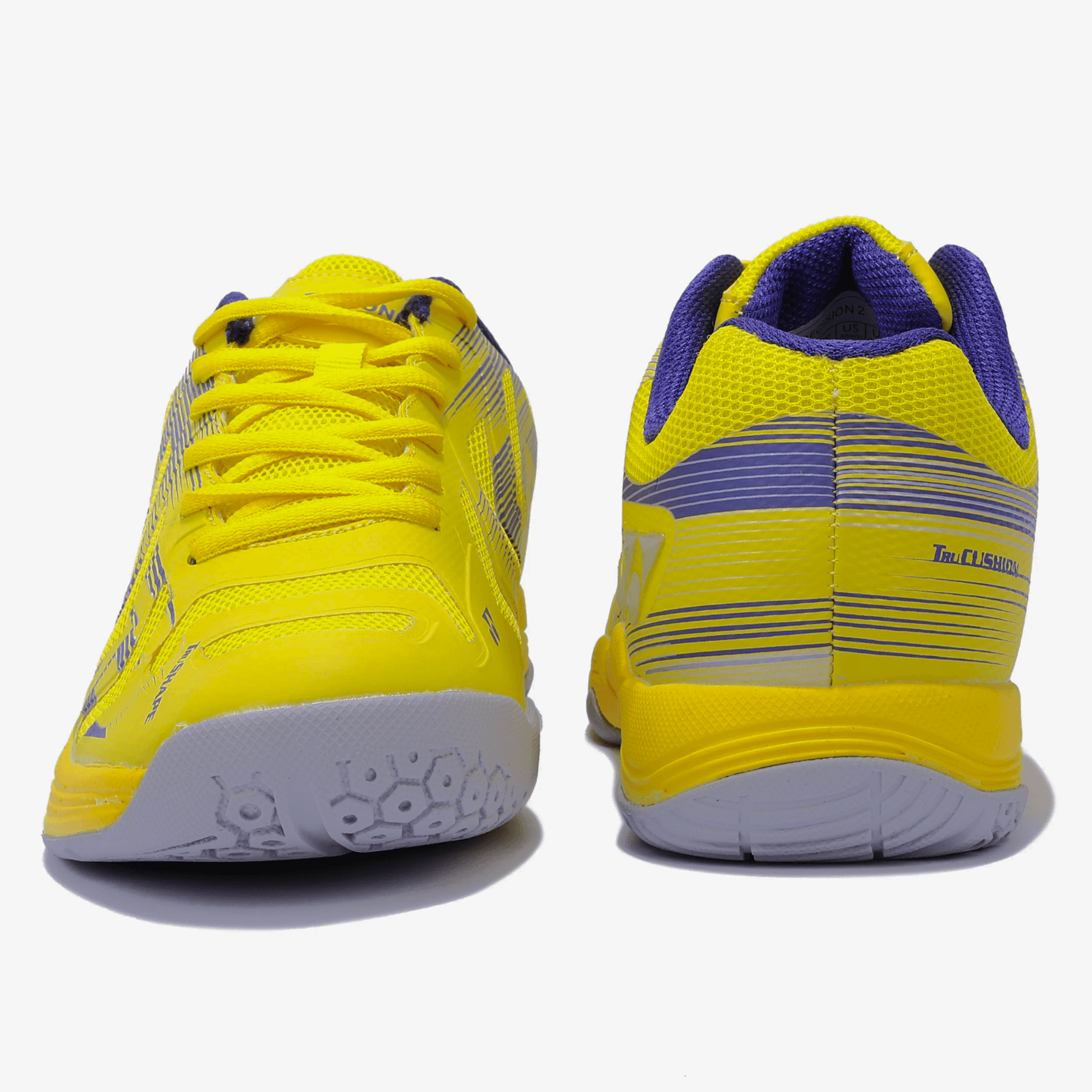 YONEX Precision 2 Badminton Shoes (Neon Yellow/ Dark ink) - InstaSport