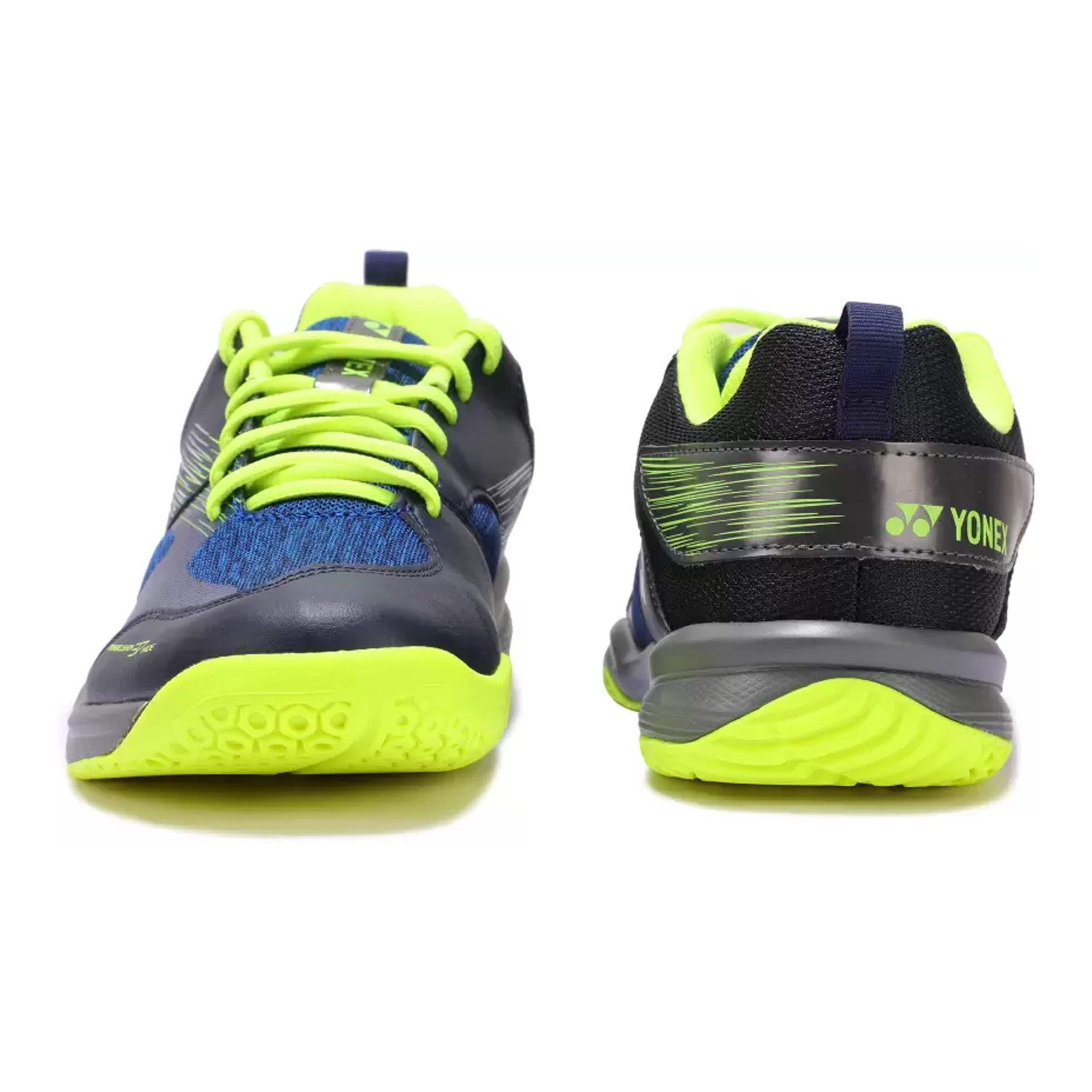 YONEX Power Cushion SHB 37 Wide (Navy/Yellow) Badminton Shoes - InstaSport