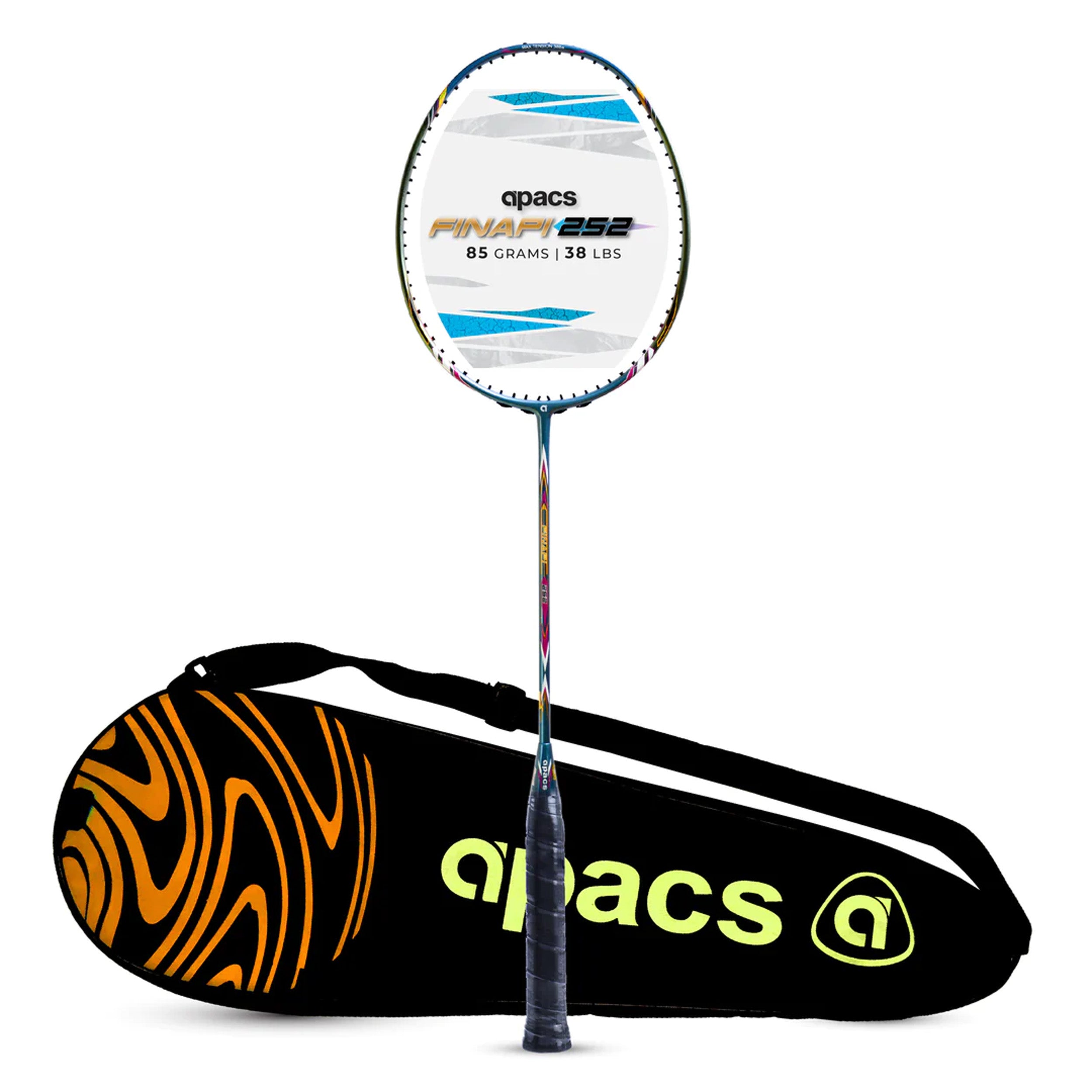 Apacs Finapi 252 Power Badminton Racket (Blue) - InstaSport