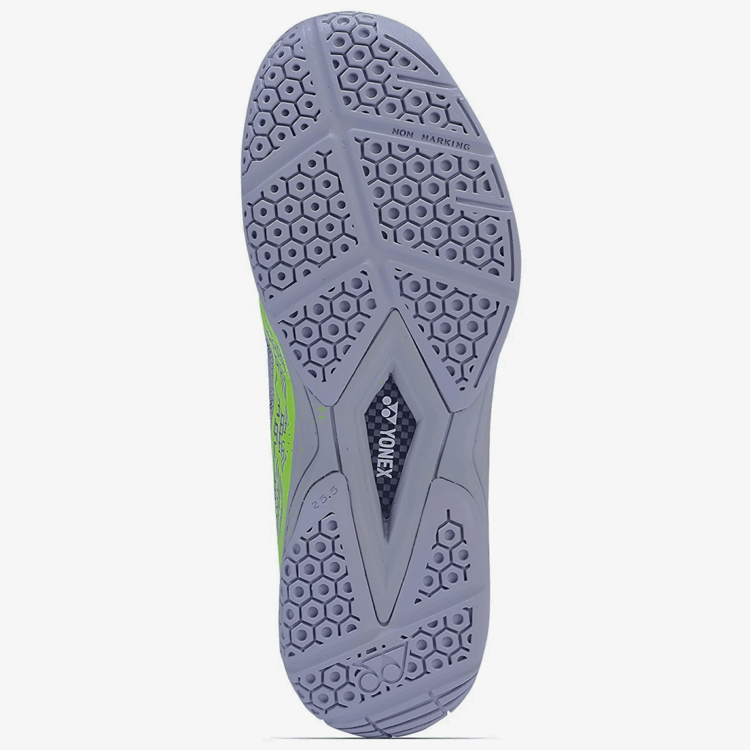YONEX Skill Badminton Shoes (Space Grey/ Neon Volt) - InstaSport