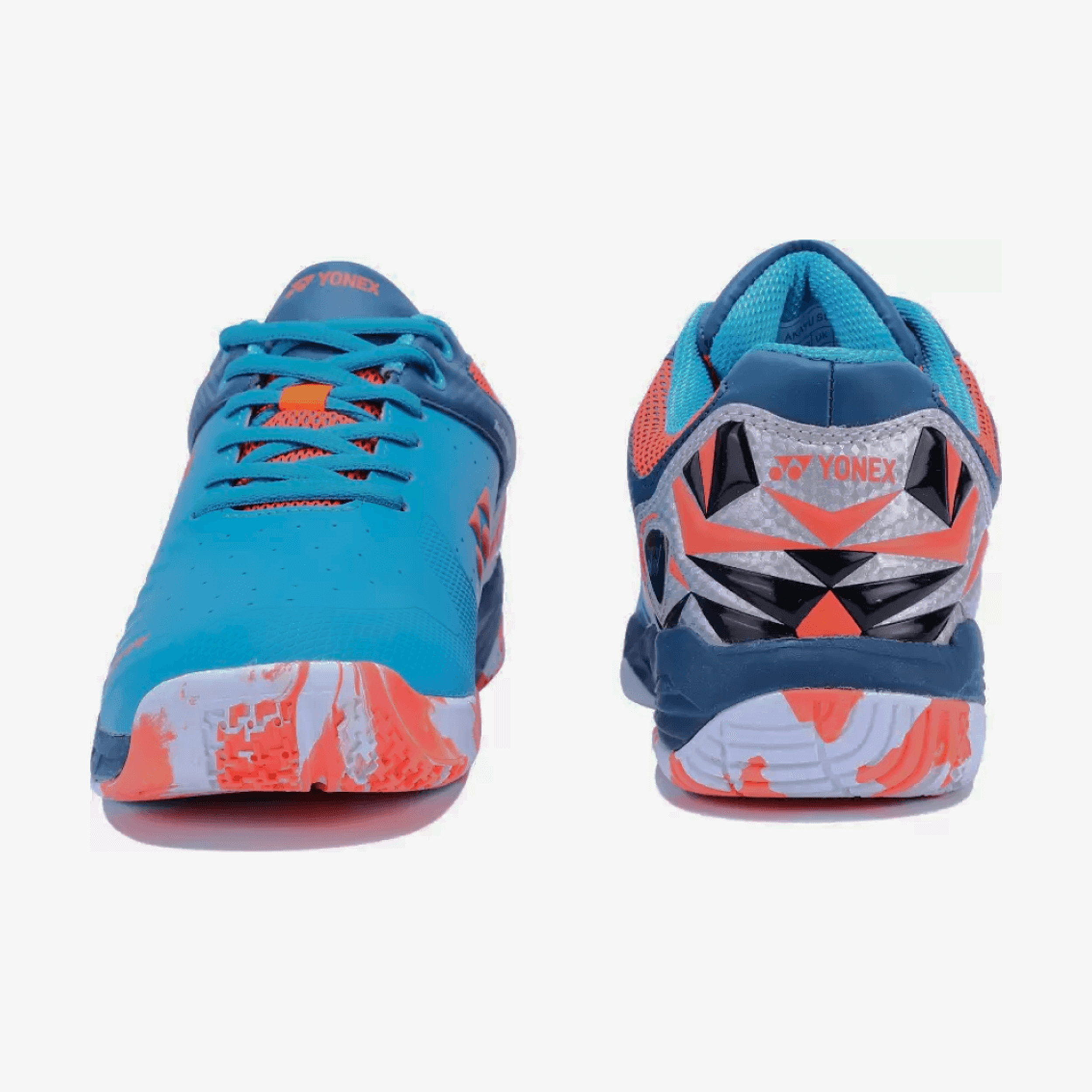 YONEX Akayu Super 6 Badminton Shoes for Men (Midnight Turquoise Crystal Teal Fire) - InstaSport