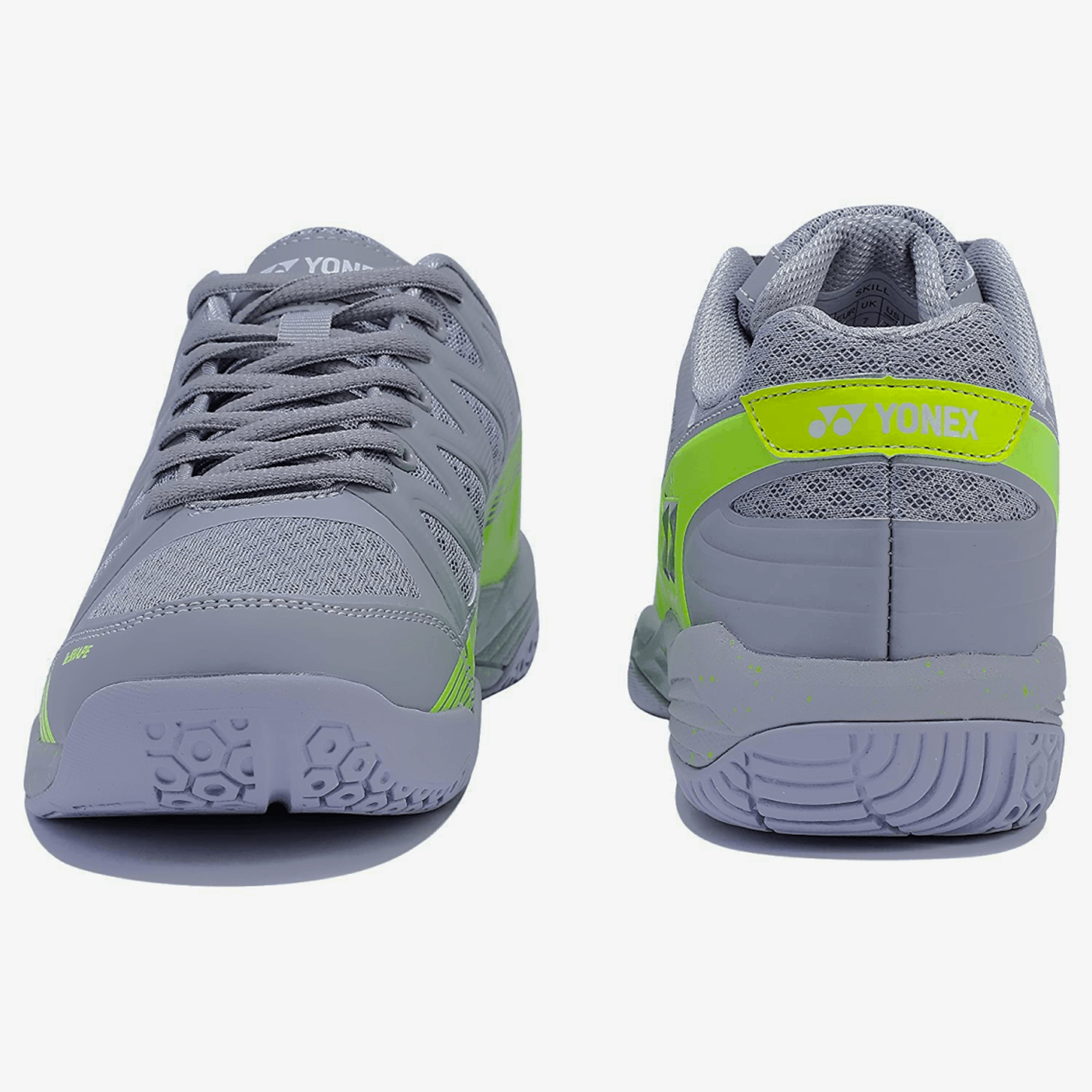 YONEX Skill Badminton Shoes (Space Grey/ Neon Volt) - InstaSport