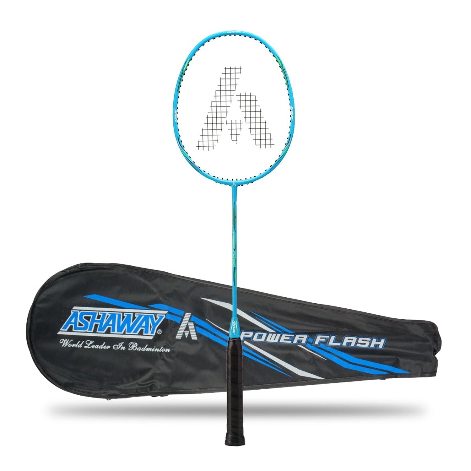 Ashaway_POWER_FLASH_BLUE_BadmintonRacket_Bag_Instasport