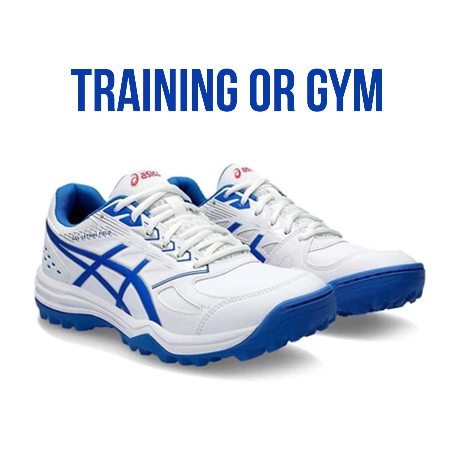 Asics Gel Lethal Field Men's Cricket Shoes (White/ Tuna Blue) - 1111A200.401 - DOD
