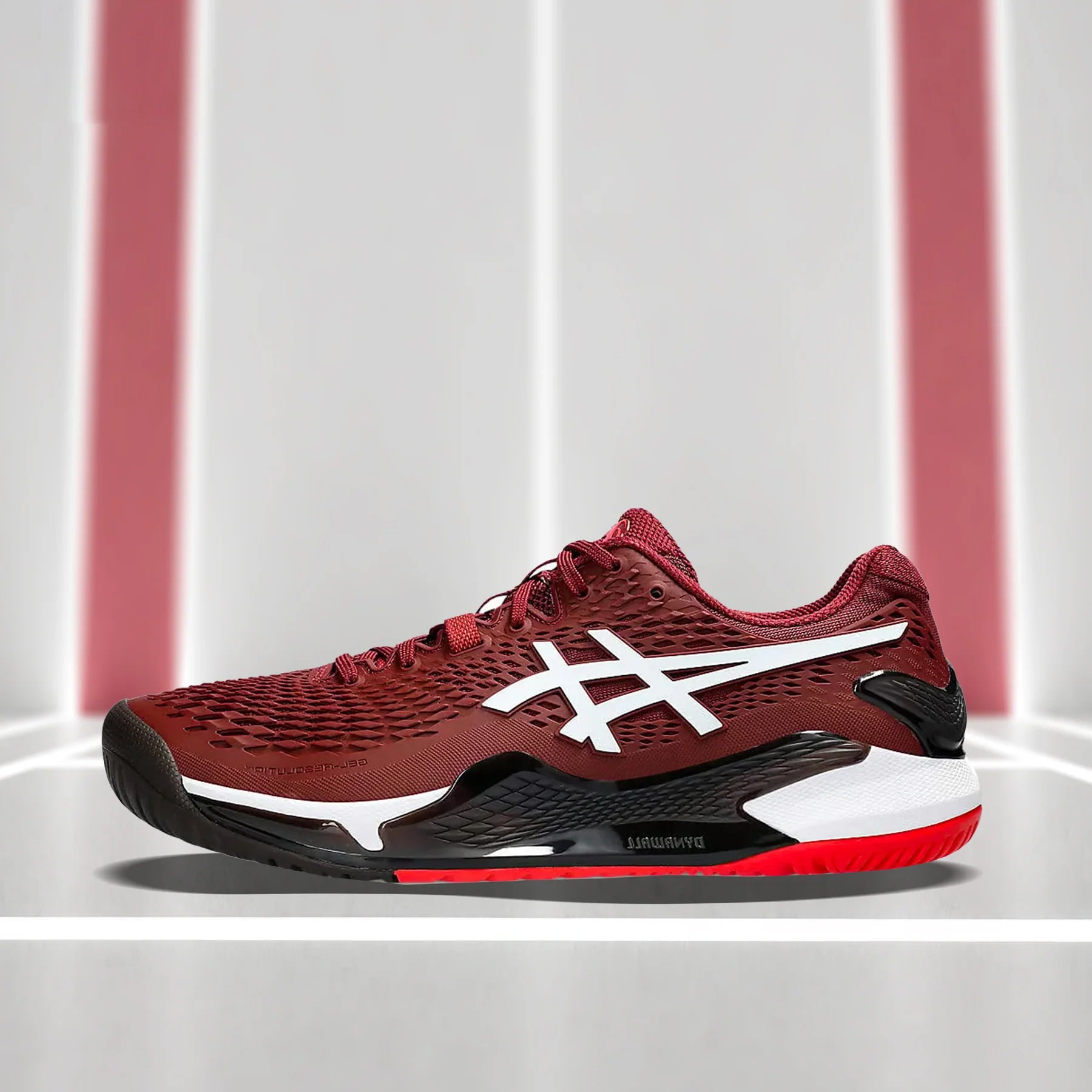 Buy now Asics Gel Resolution Tennis Shoes Antique Red – InstaSport