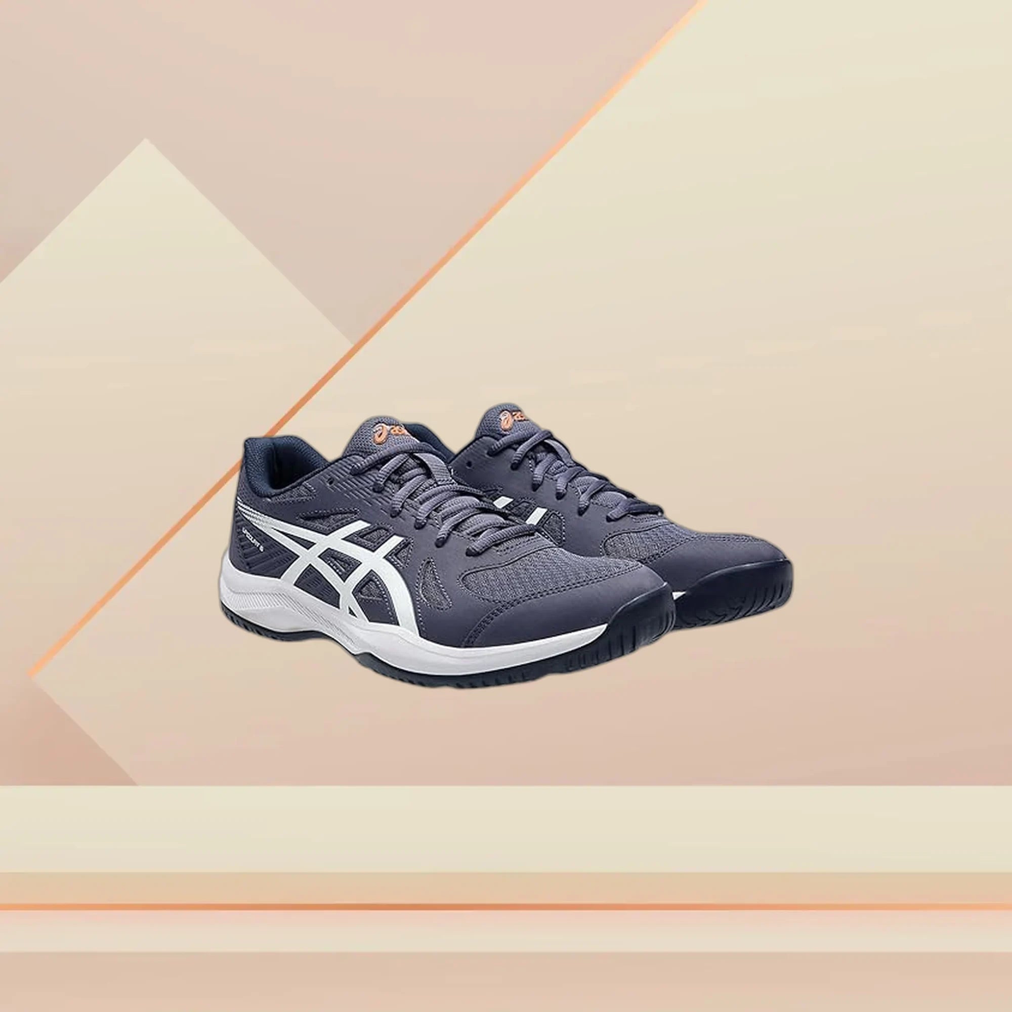 Asics_Upcourt6_Badminton_Shoes_Indigo_Fog_White_Both_InstaSport