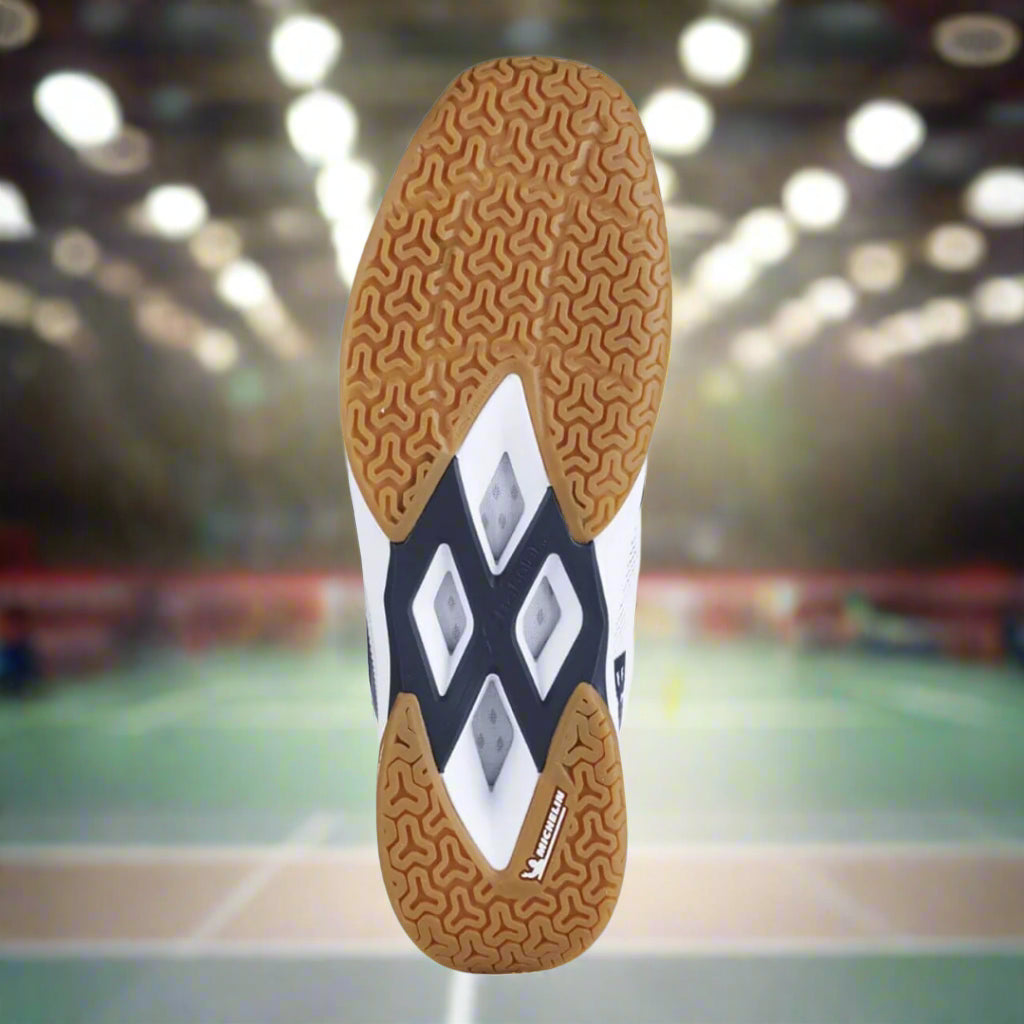 Babolat_Shadow_Spirit2_Badminton_Shoes_White_Black_Sole_InstaSport
