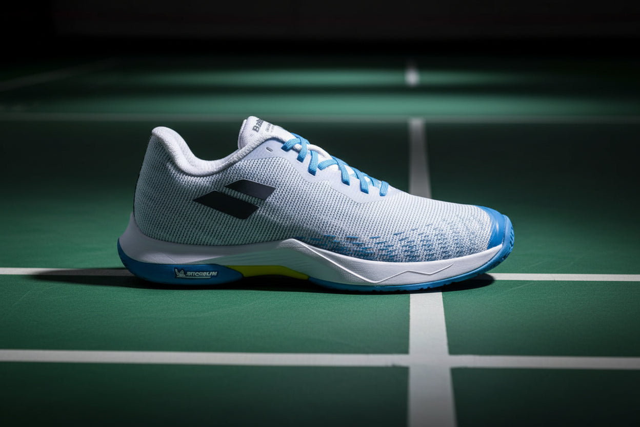 Babolat_Shadow_Spirit_2_Badminton_Shoes_Aliger_Blue_Side_InstaSport