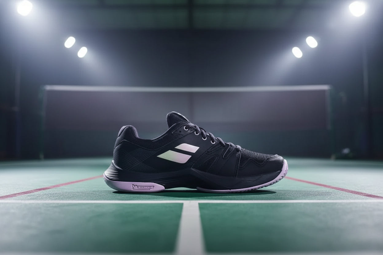 Babolat_Shadow_Team_2_Black_Purple_Badminton_Shoes_Right_InstaSport