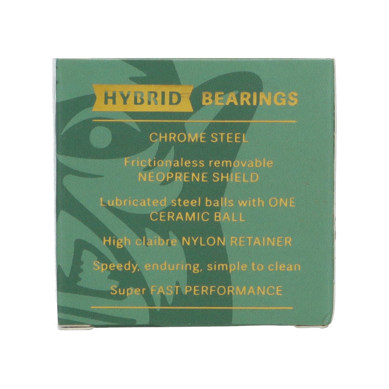 OGRE SKATEBOARD BEARINGS-HYBRID (CERAMIC 1 BALL) - InstaSport