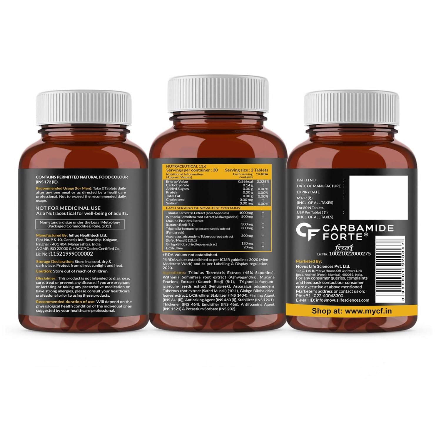 Carbamide_Forte_Testosterone_Booster_7X_Back_InstaSport