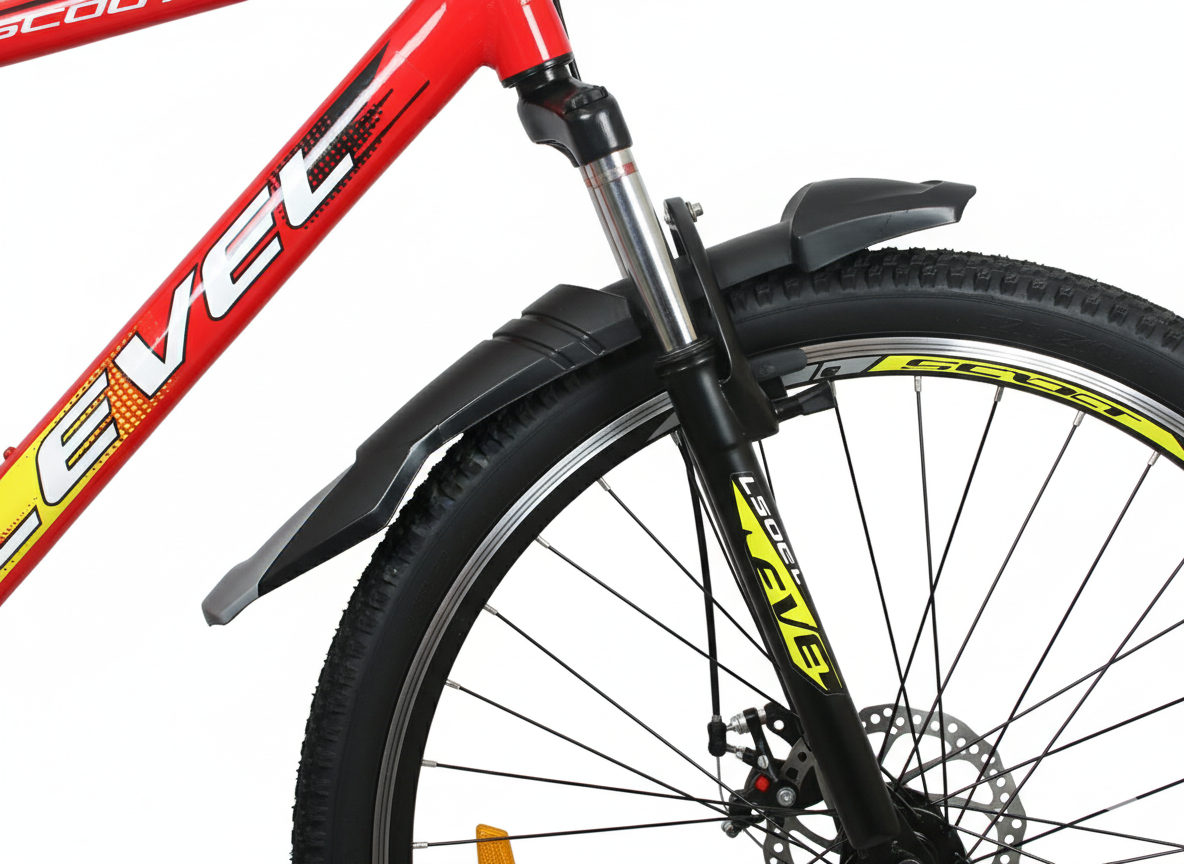 Cosmic_27.5_Level_Scoot_SS_FS_Bicycle_Red_Front_InstaSport