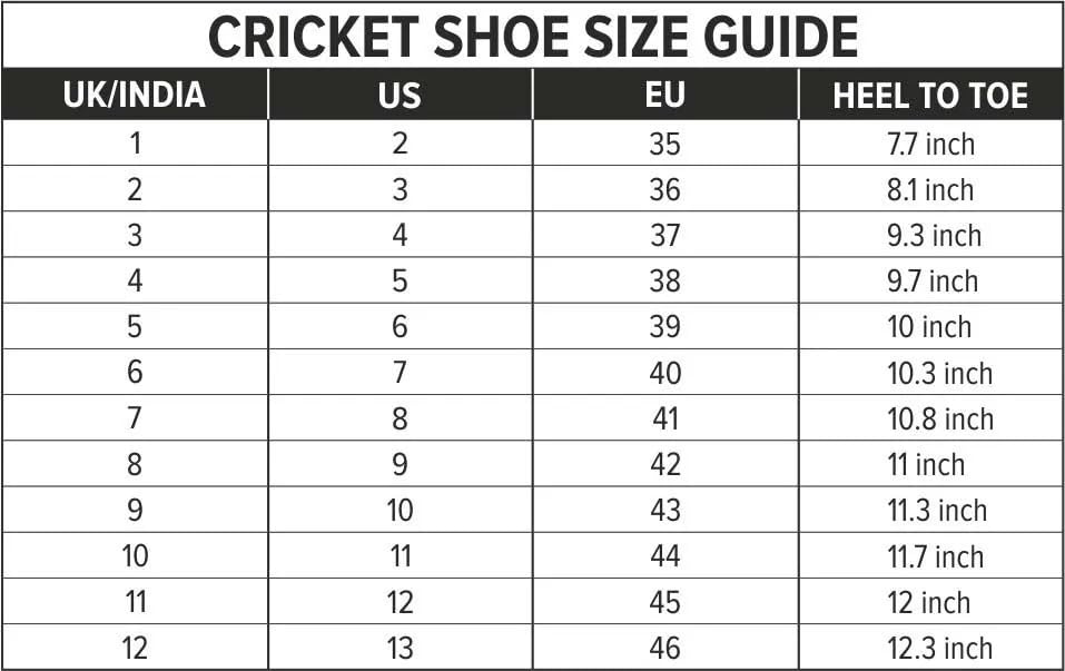 DSC_Endgame_Rubber_Spike_Cricket_Shoes_Size_Guide_InstaSport
